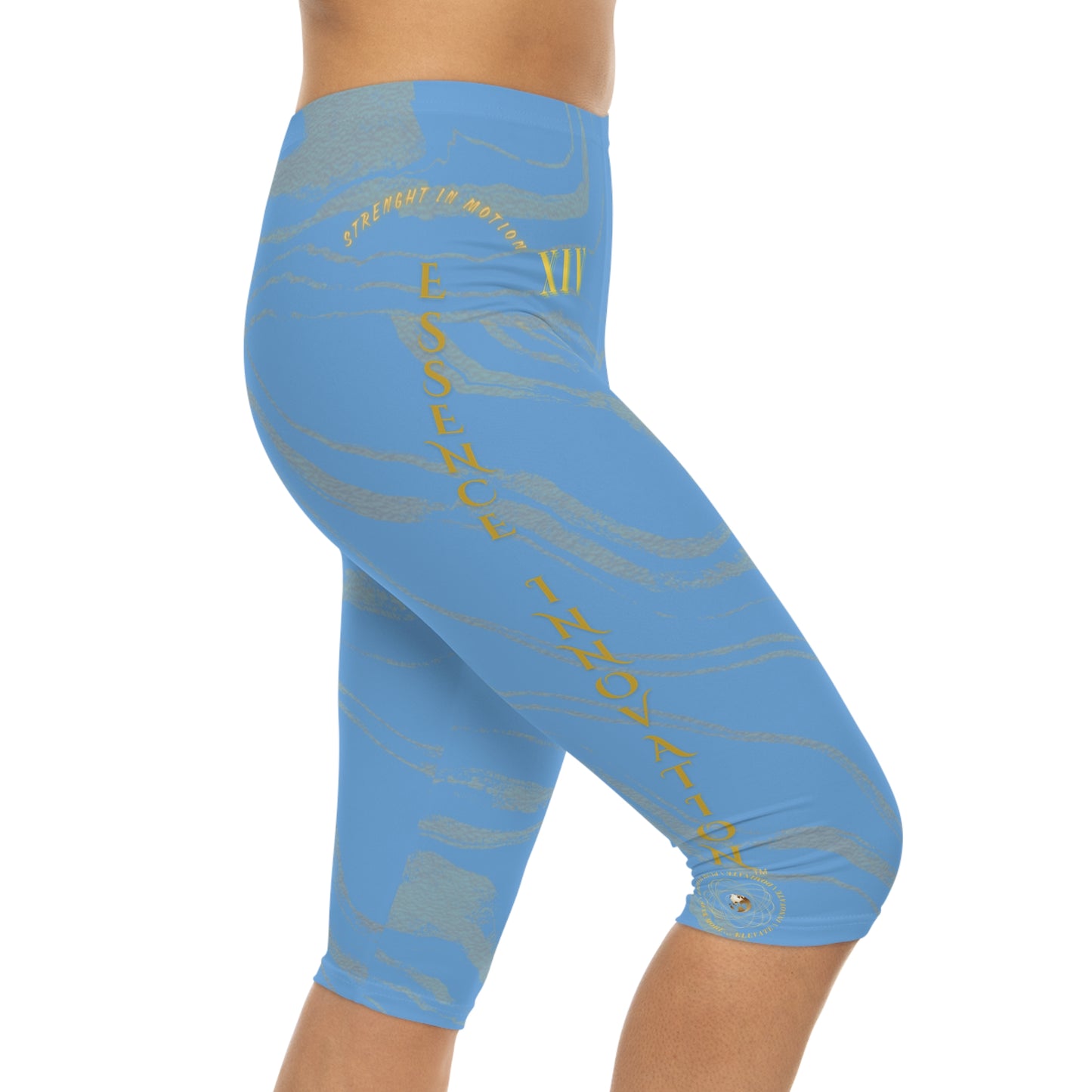 Seek More CLS XIV | Capri Leggings | EI Sports | Light Blue