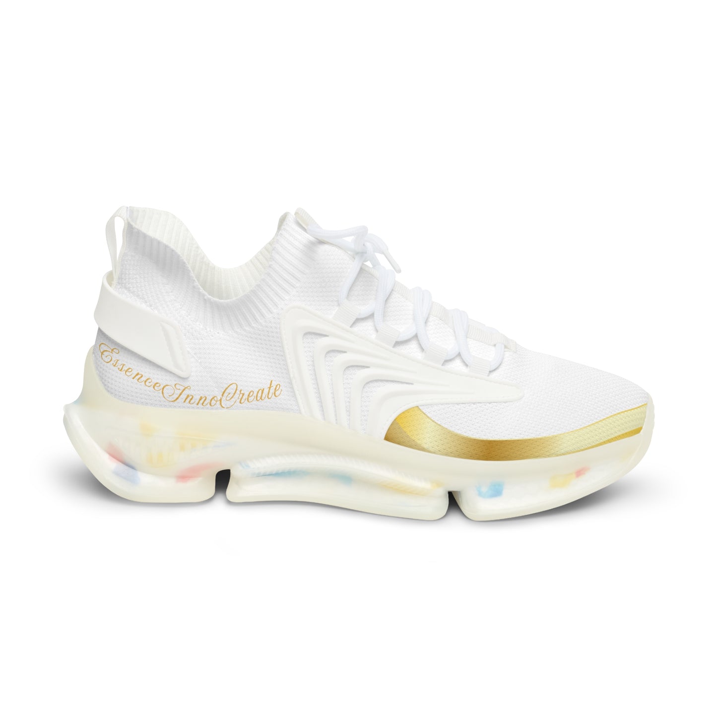 EssenceInnoCreate White | Men’s White Trim Mesh Sneakers