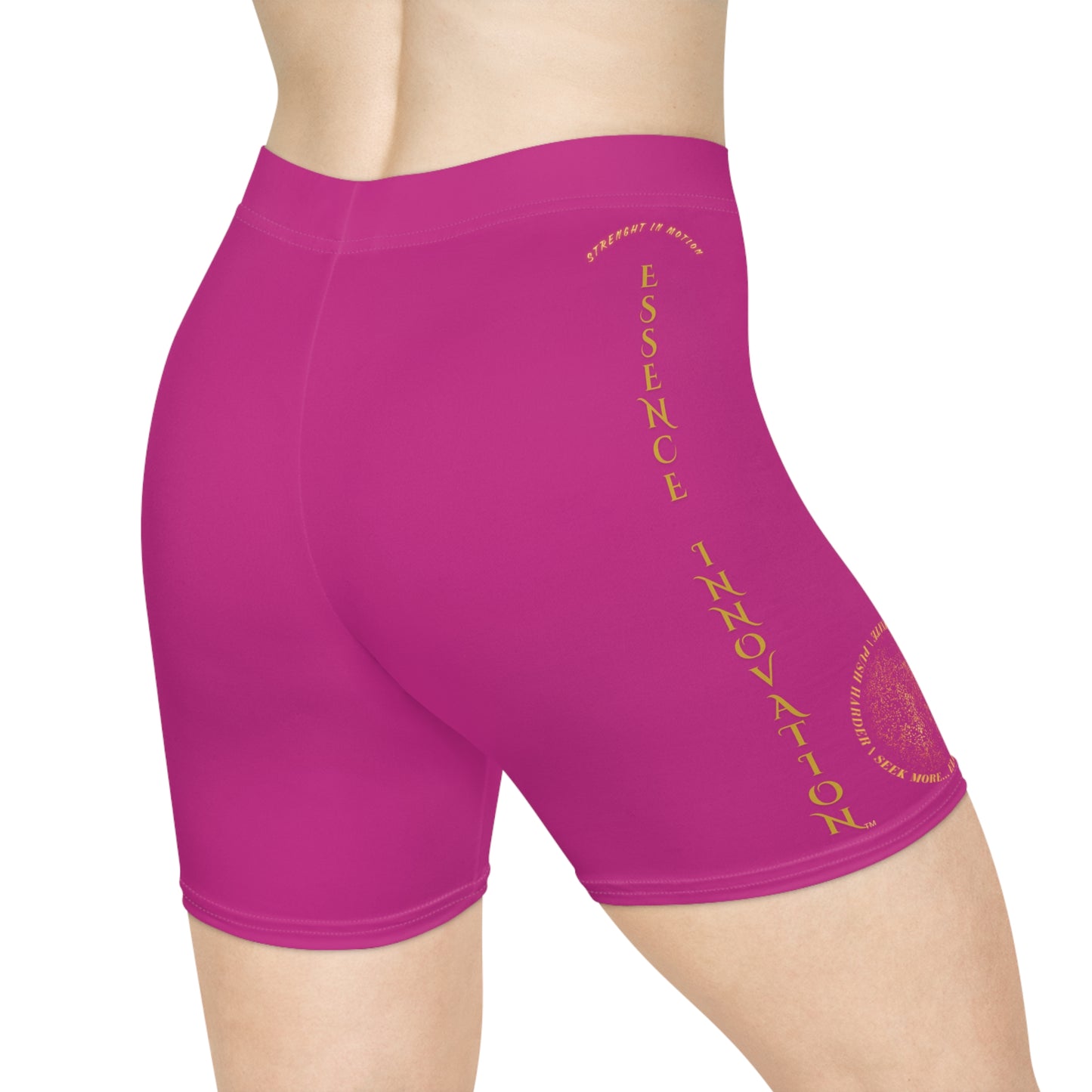 Seek More BS XVIII | EI Sports Biker Shorts | Pink