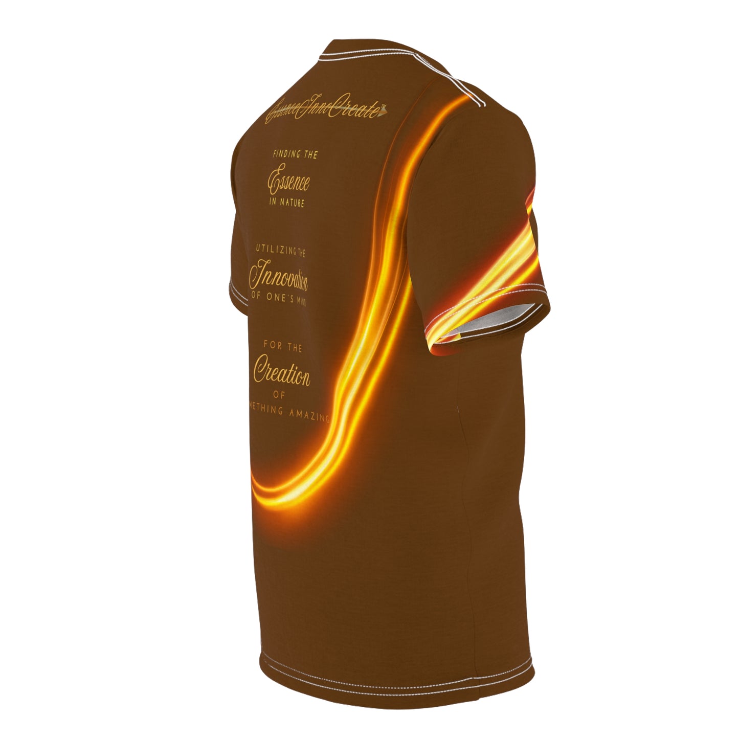 Brown Trendsetters Flame Tee | EssenceInnoCreate