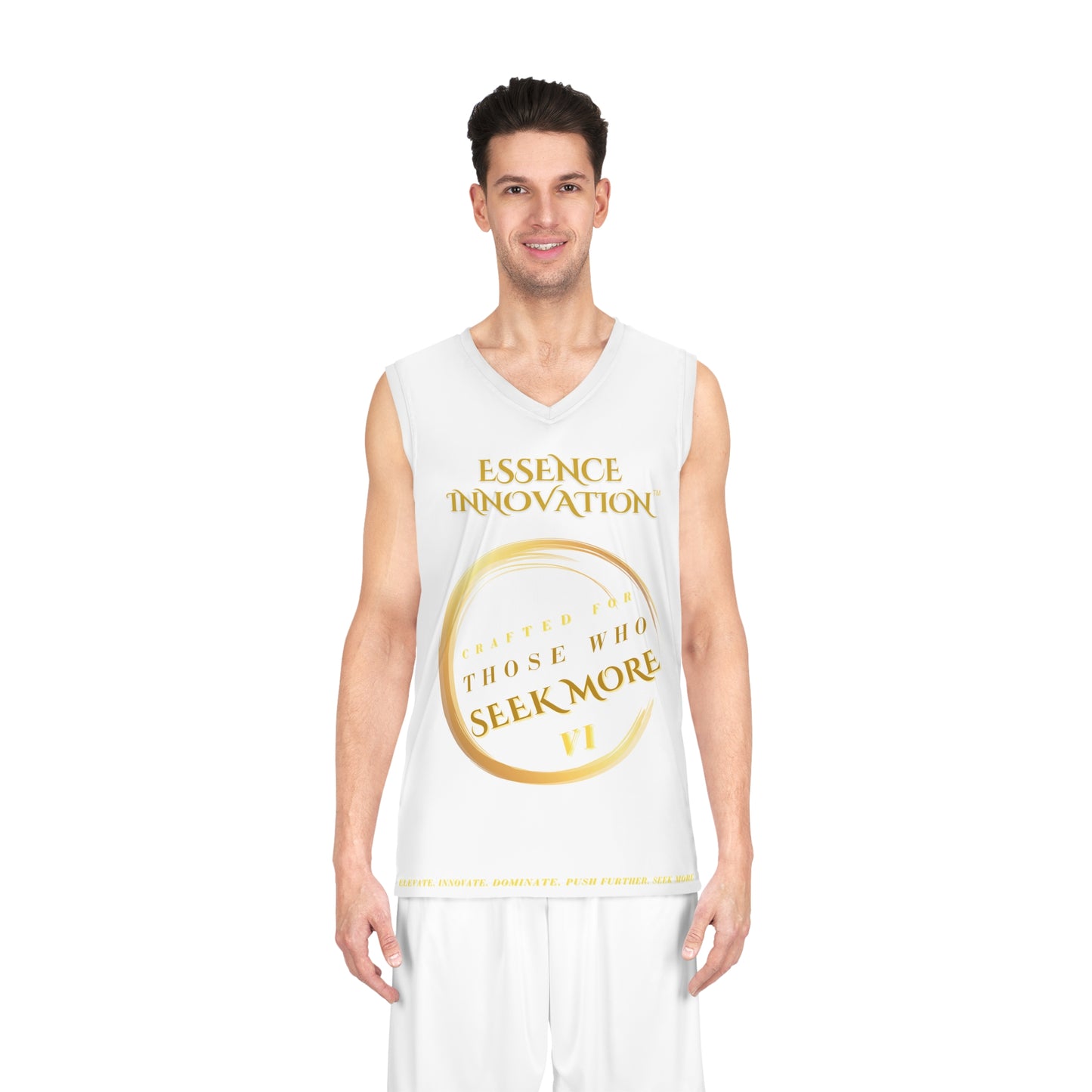 Seek More Dominance VI | EI Sports Basketball Jersey | White