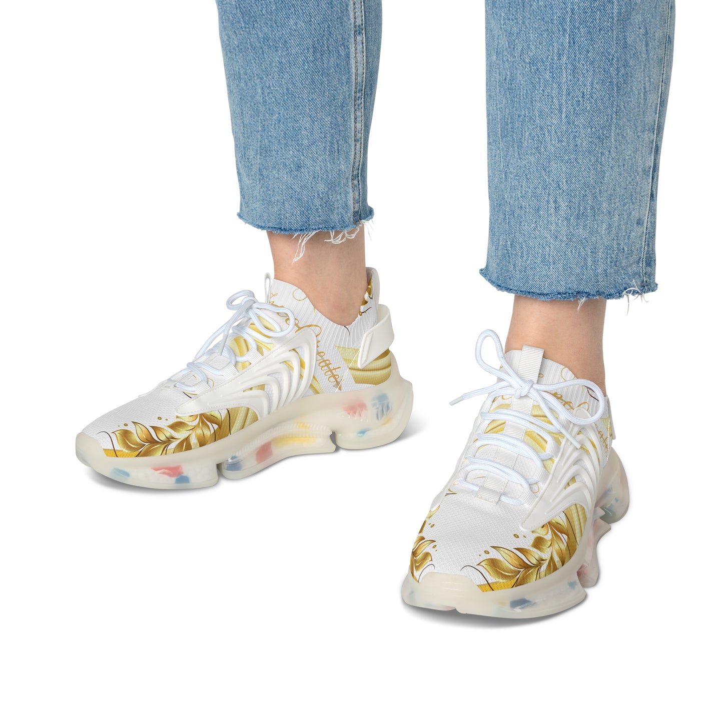 Ladies EssenceInnoCreate Luxe Lightning | Mesh Sneakers | White