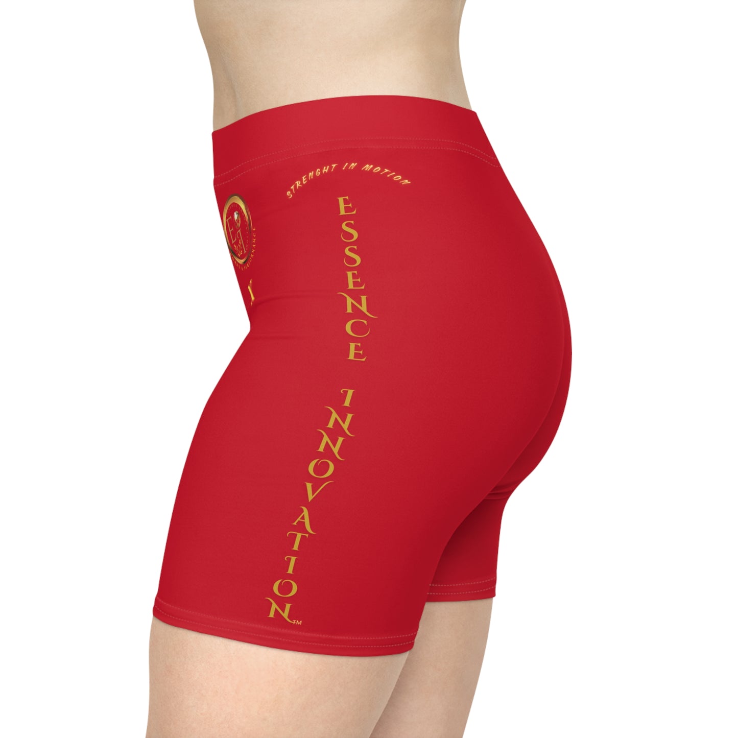 Seek More BS X | EI Sports Biker Shorts | Dark Red