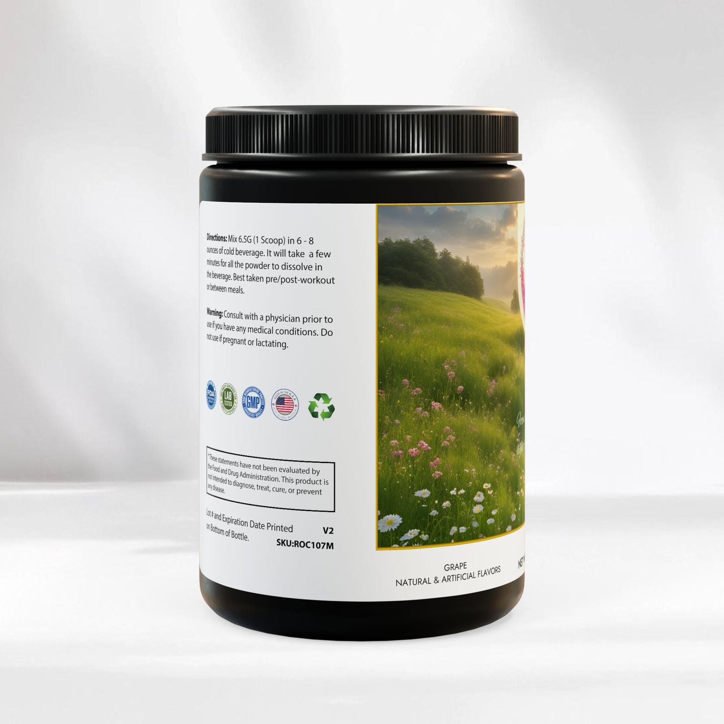 EI BCAA Supplement | Grape Flavor | 325g, 50 Servings
