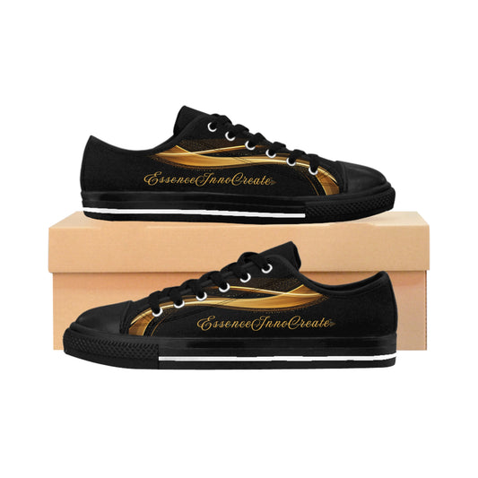 Ladies EssenceInnoCreate Striped | LowTop Sneakers | Black