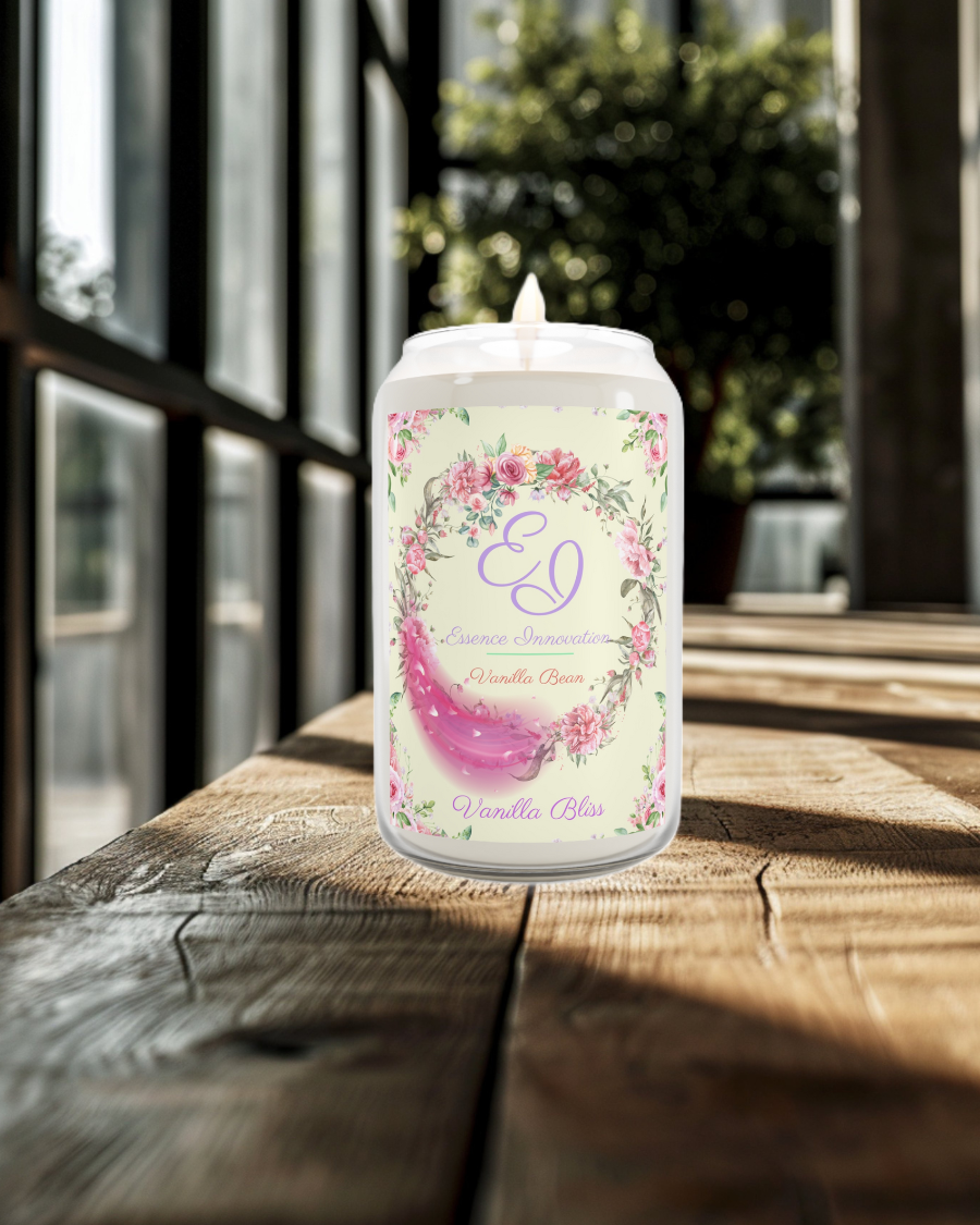 Thirteen Pink Vanilla Bliss | Vanilla Bean | Scented Candle, 13oz