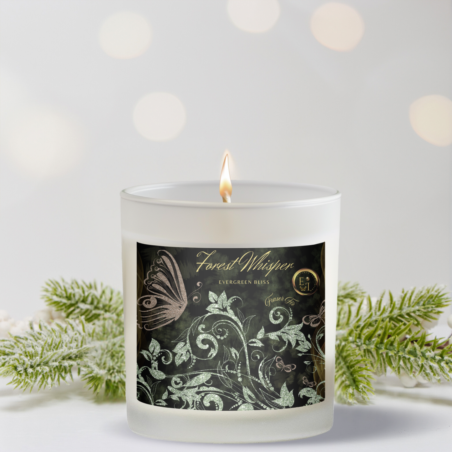 Lavender Serenity | Lavender | Luxury Frosted Candle