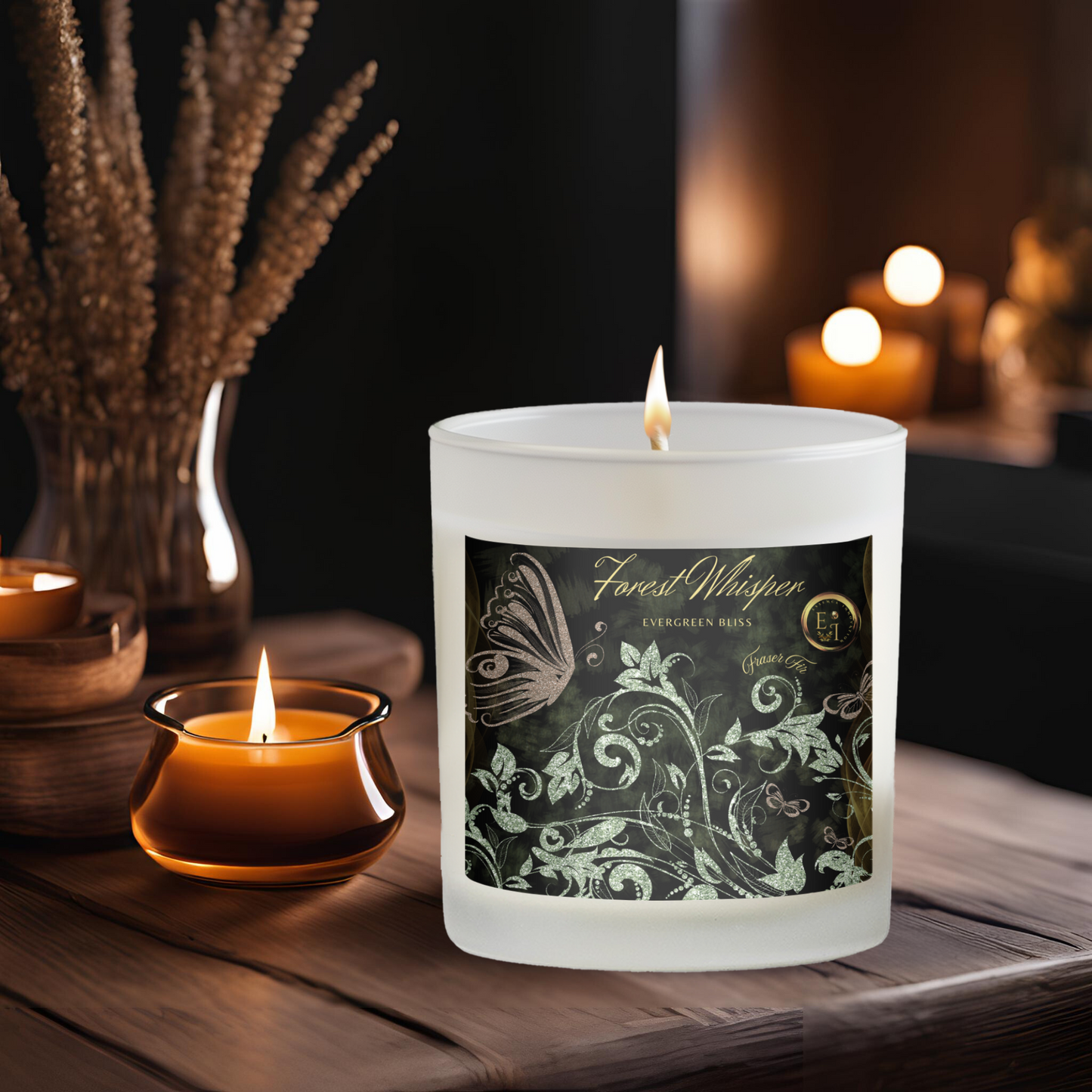 Lavender Serenity | Lavender | Luxury Frosted Candle