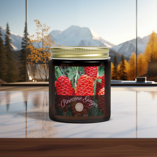 Fragrant Flower | Everwood Candle | Pinecone Ginger | 4oz, 9oz