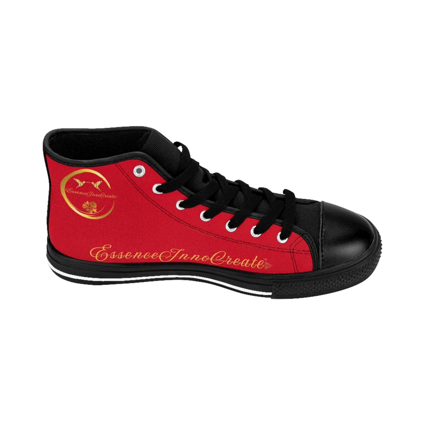 Ladies EssenceInnoCreate Streetwear | HighTop Sneakers | Dark Red