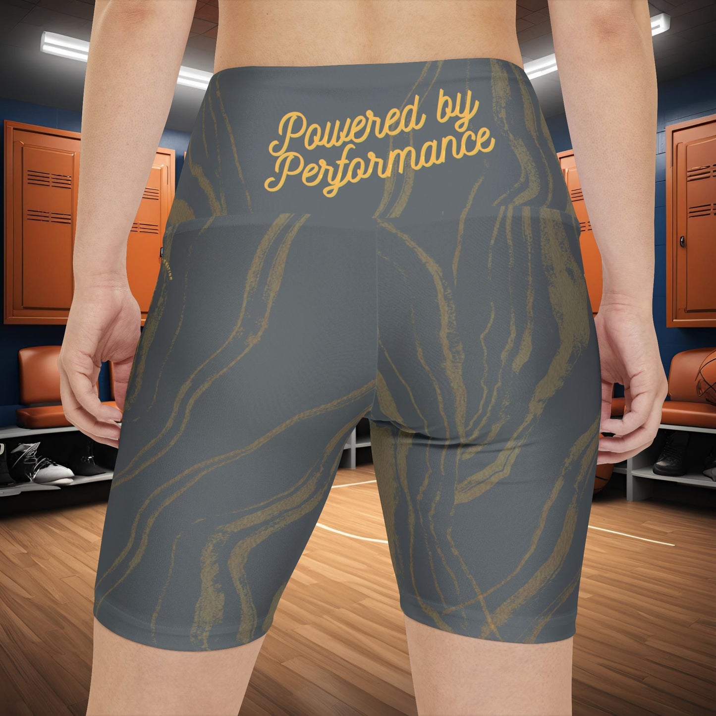 Seek More WSS VIII | EI Sports Workout Shorts Striped | Dark Grey