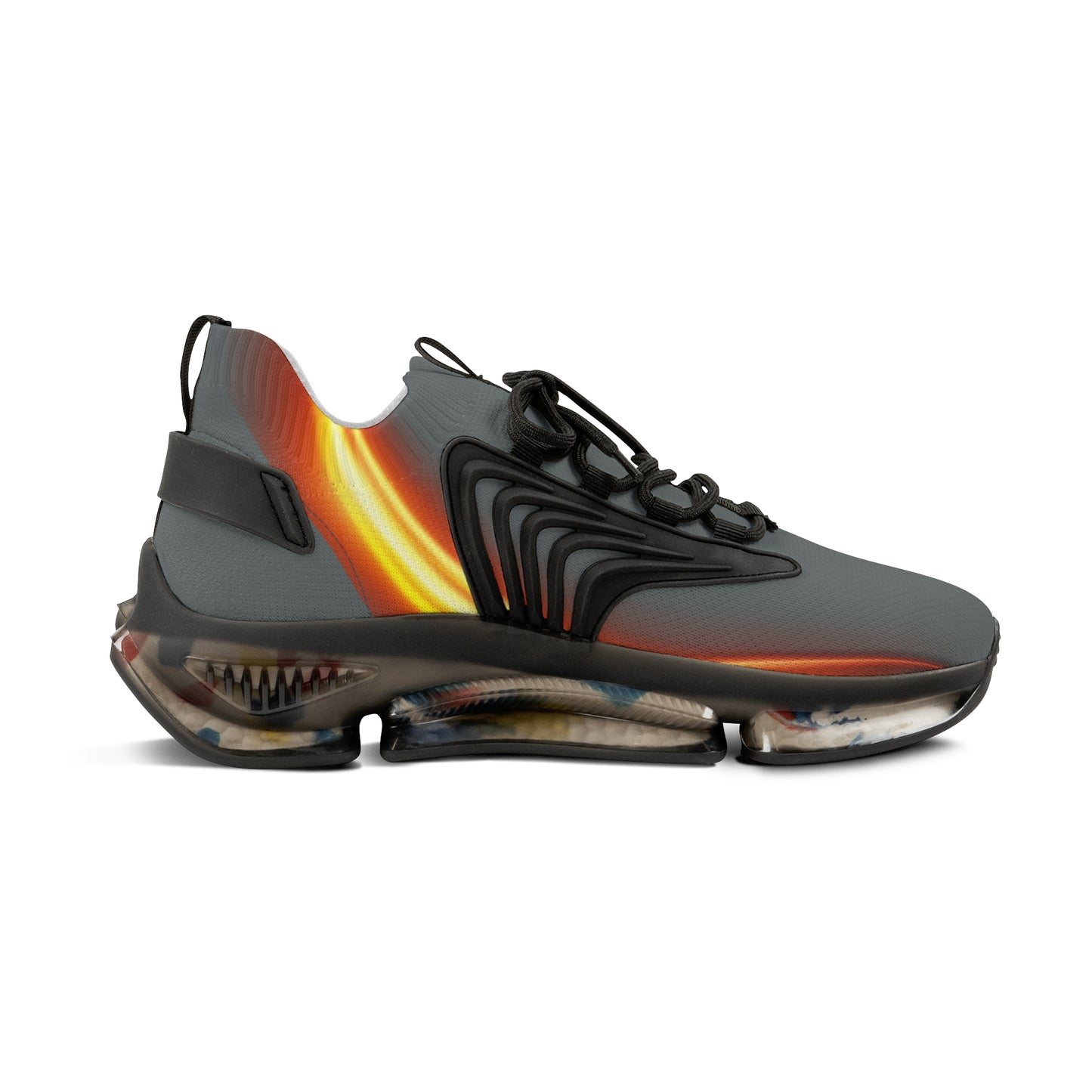 Dark Grey Trendsetter Flame Black | Men’s Performance Sneakers | Black Sole