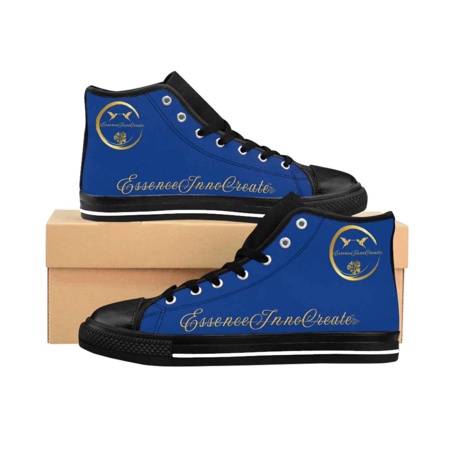 Ladies EssenceInnoCreate Streetwear | HighTop Sneakers | Dark Blue