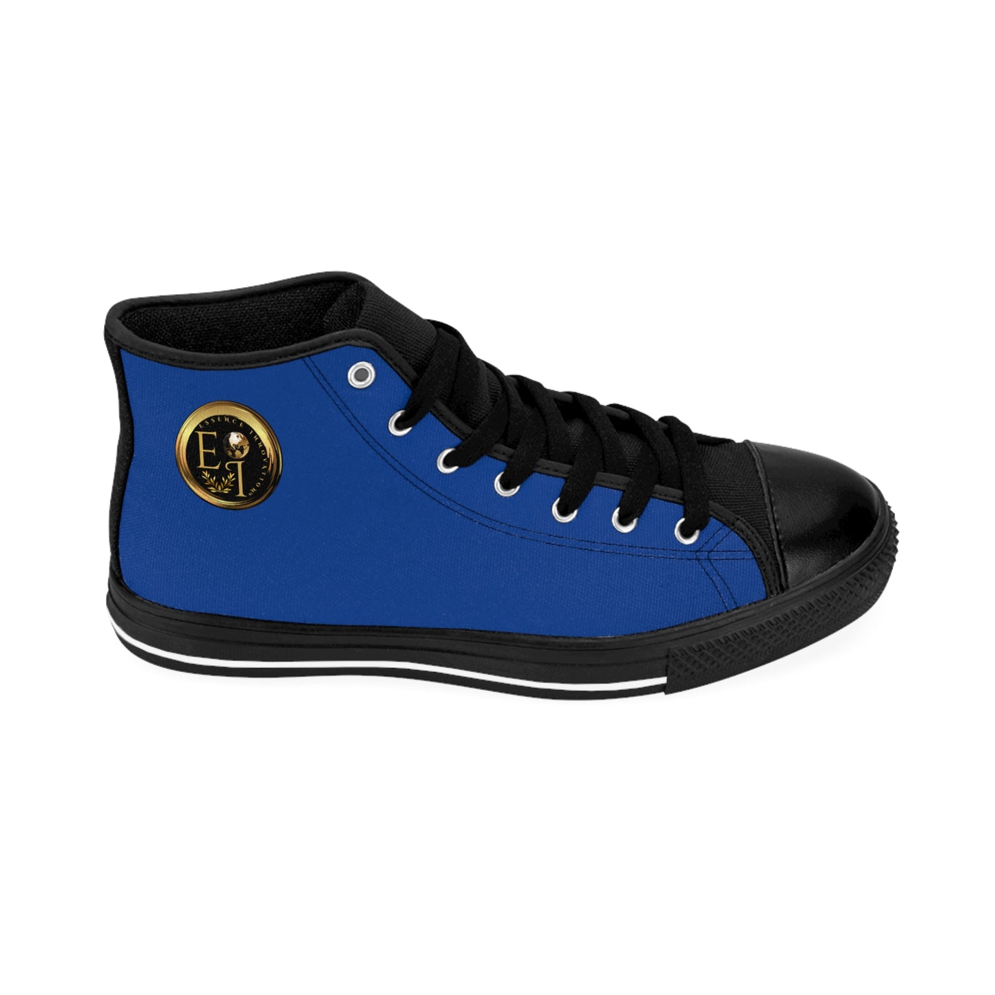 Essence Innovation Mens Streetwear | HighTop Sneakers | Dark Blue