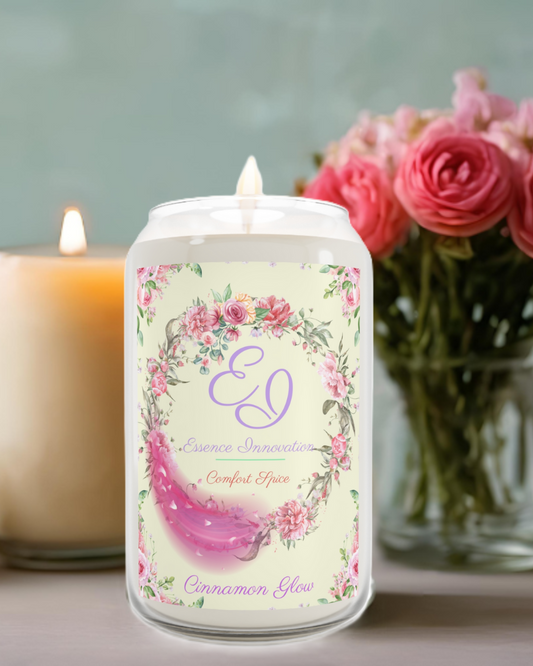Thirteen Pink Cinnamon Flow | Comfort Spice | Scented Candle, 13oz