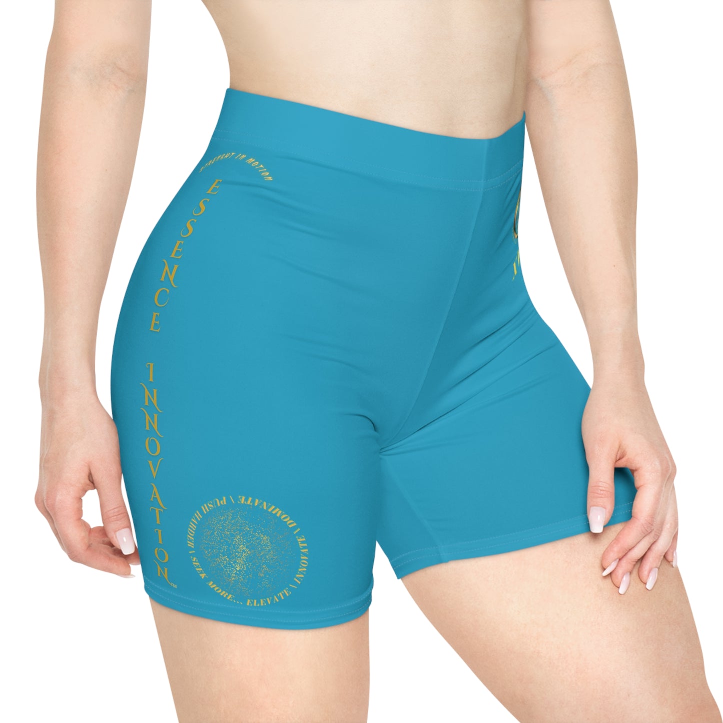 Seek More BS XV | EI Sports Biker Shorts | Turquoise