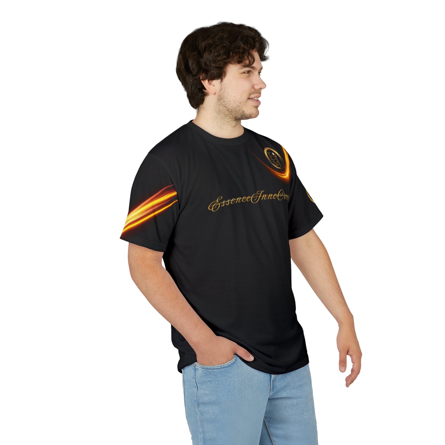 Black Trendsetters Flame Tee | EssenceInnoCreate
