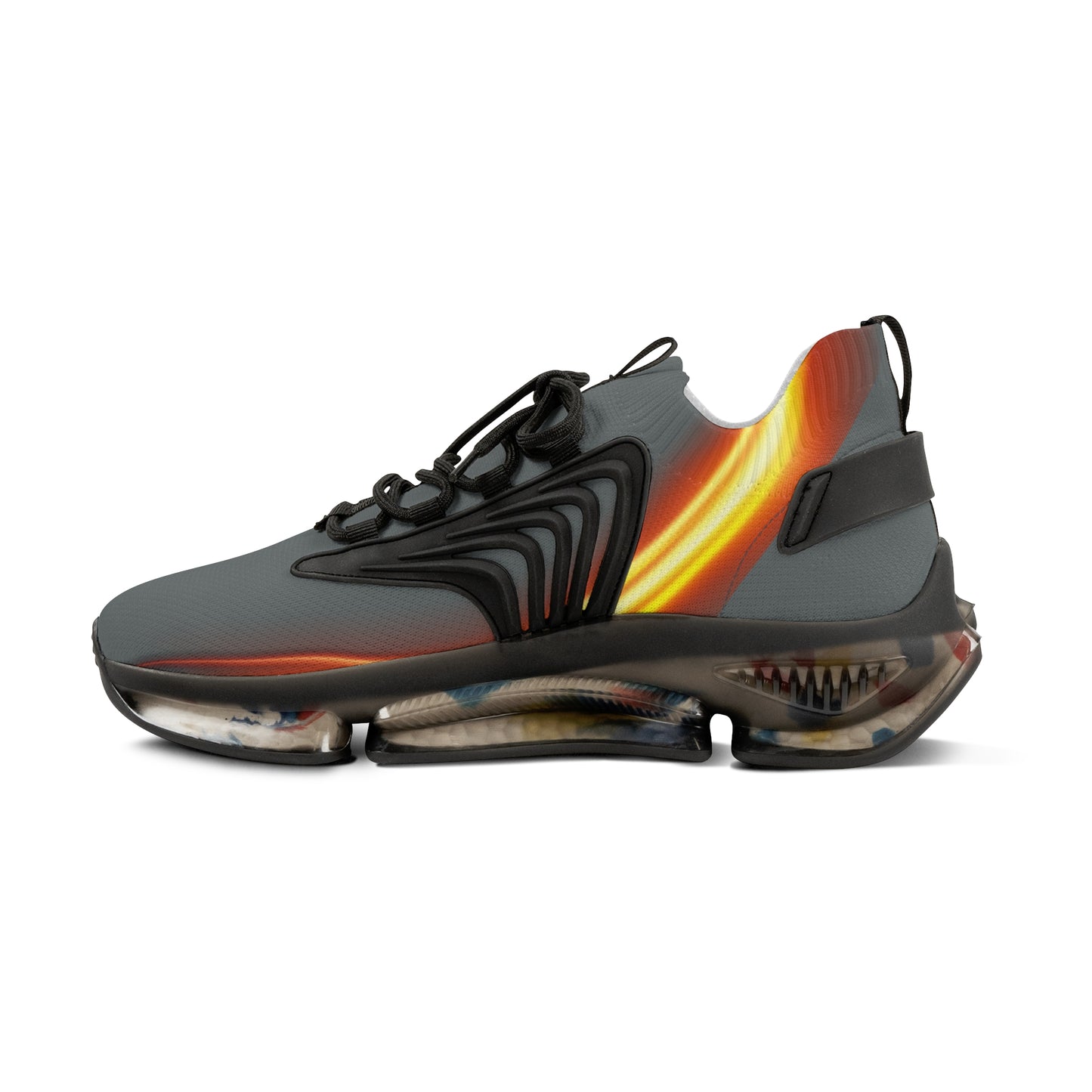 Dark Grey Trendsetter Flame Black | Men’s Performance Sneakers | Black Sole