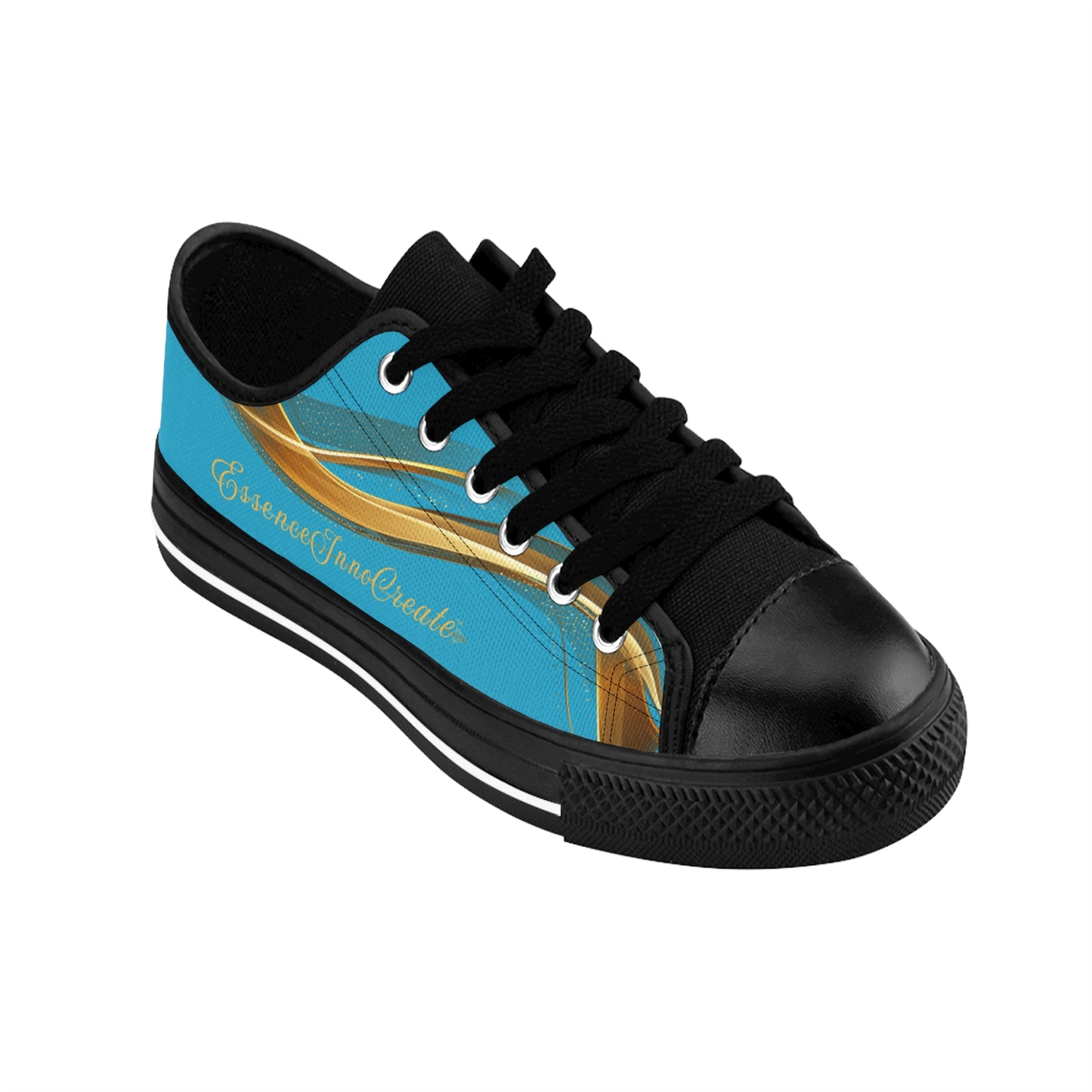Ladies EssenceInnoCreate Striped | LowTop Sneakers | Turquoise