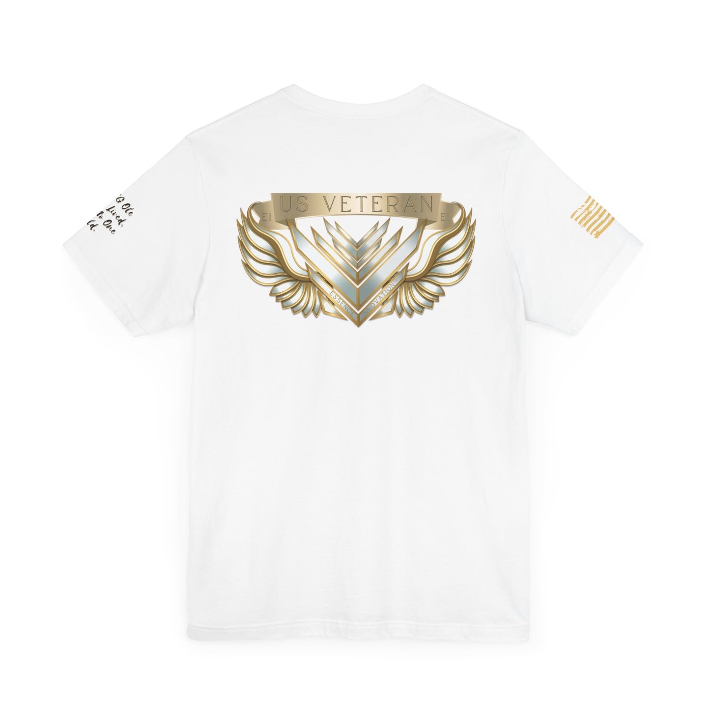 Essence White Veteran Tee – Clean Tribute T-Shirt