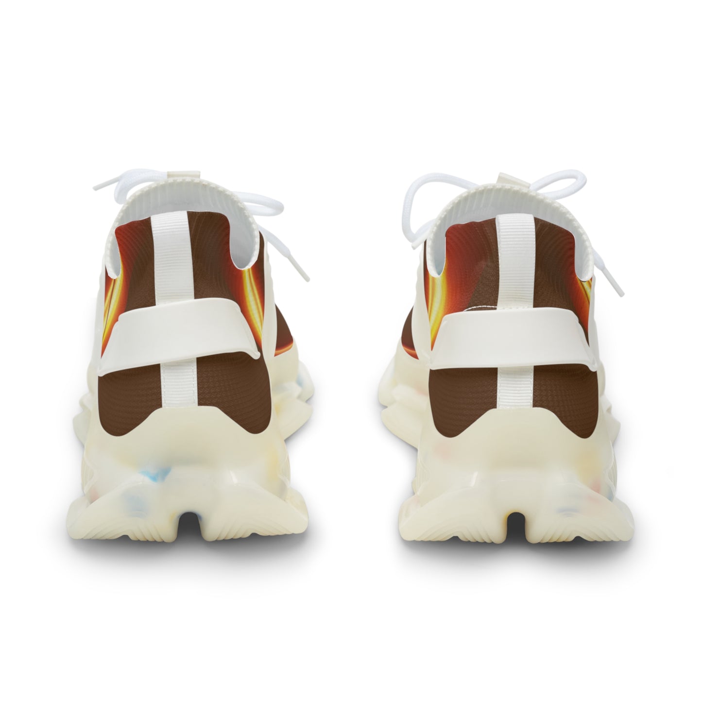 Brown Trendsetter Flame | Men’s Performance Sneakers | White Sole