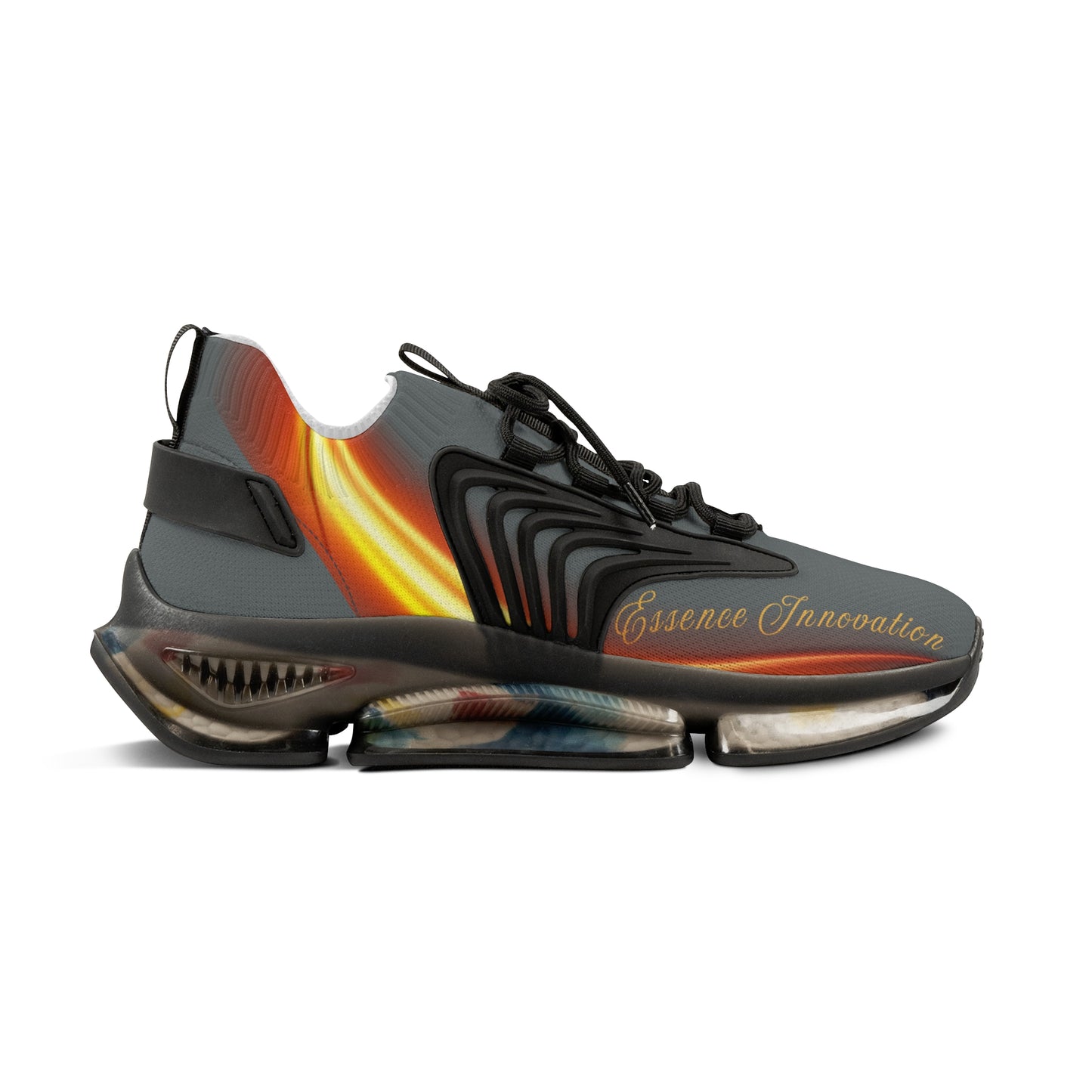 Dark Grey Trendsetter Flame Black | Men’s Performance Sneakers | Black Sole