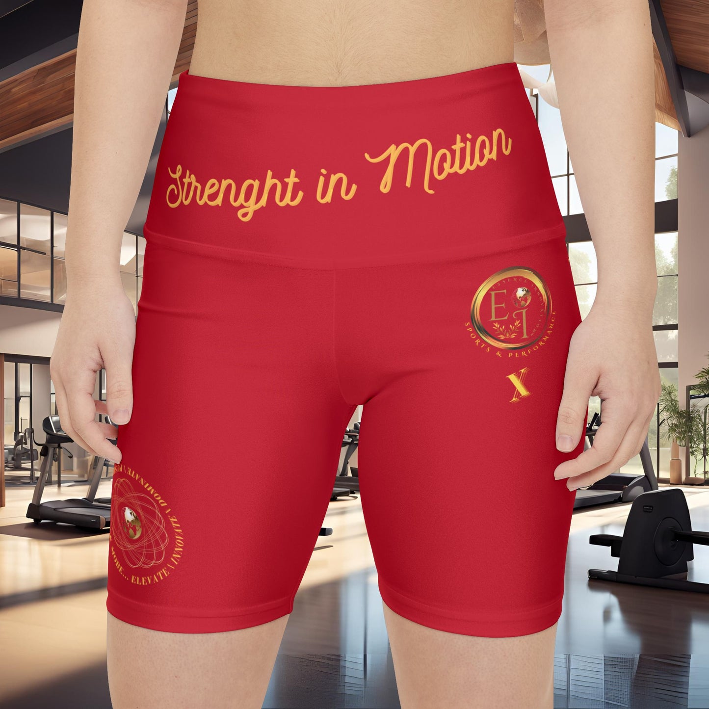 Seek More WS X | EI Sports Workout Shorts | Dark Red