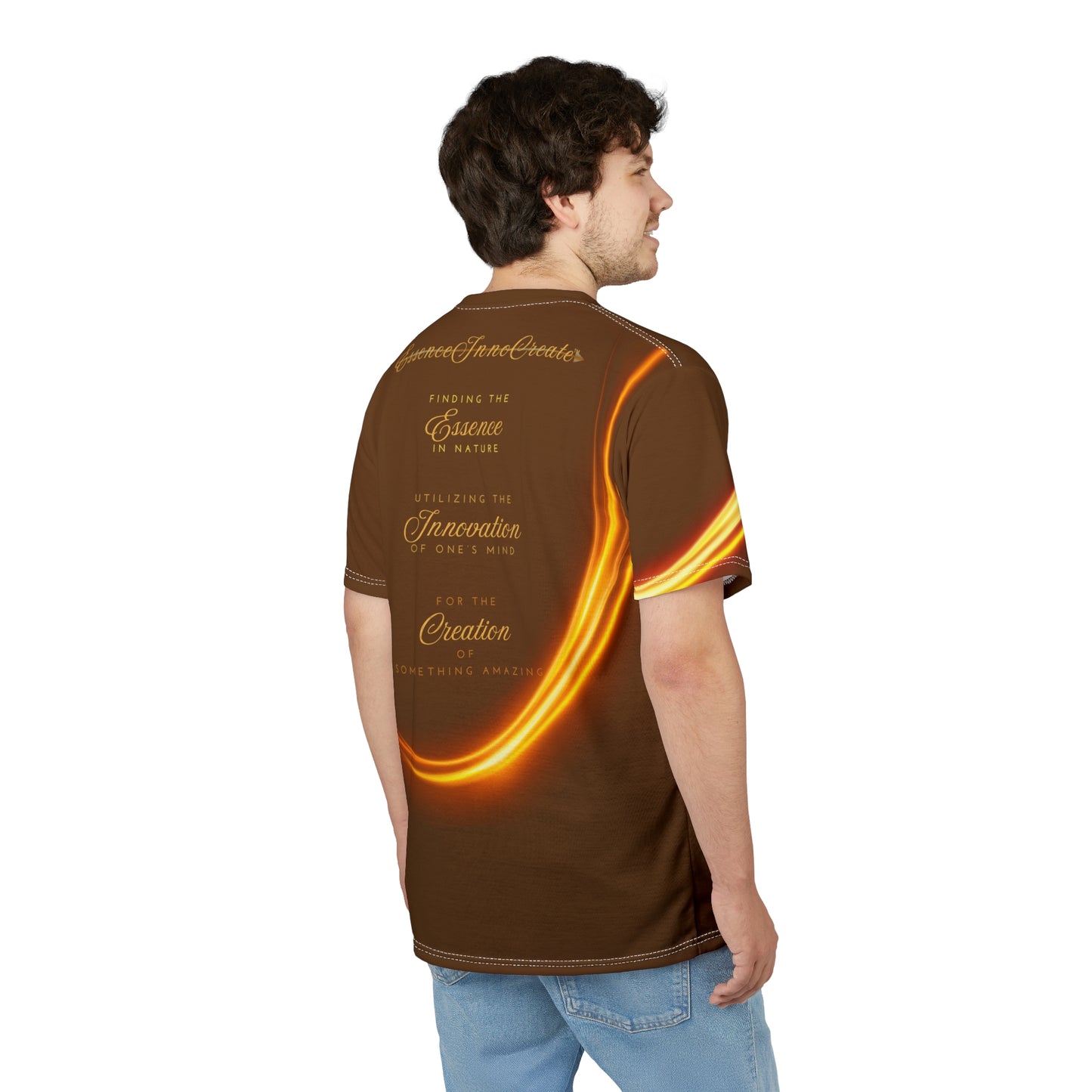Brown Trendsetters Flame Tee | EssenceInnoCreate