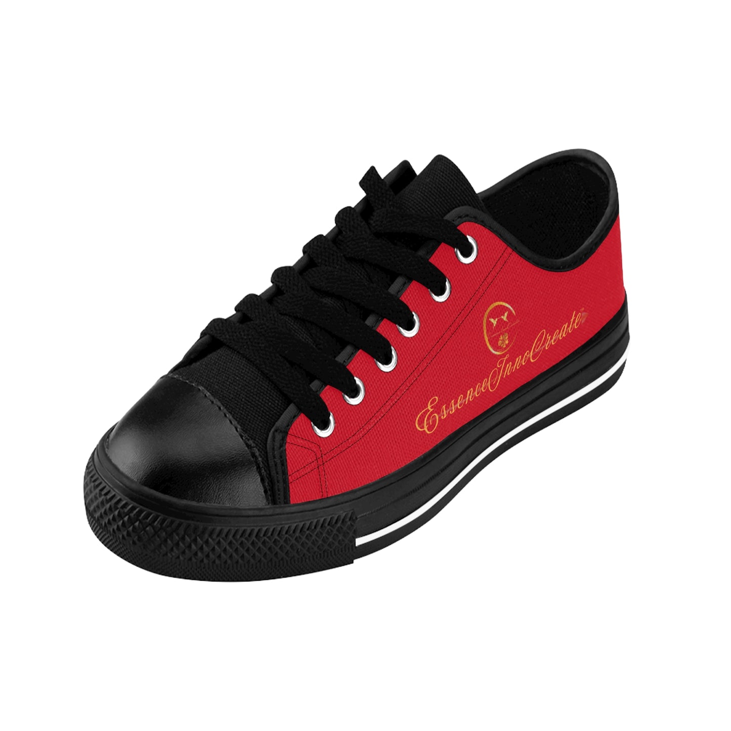 Ladies EssenceInnoCreate Streetwear | LowTop Sneakers | Dark Red
