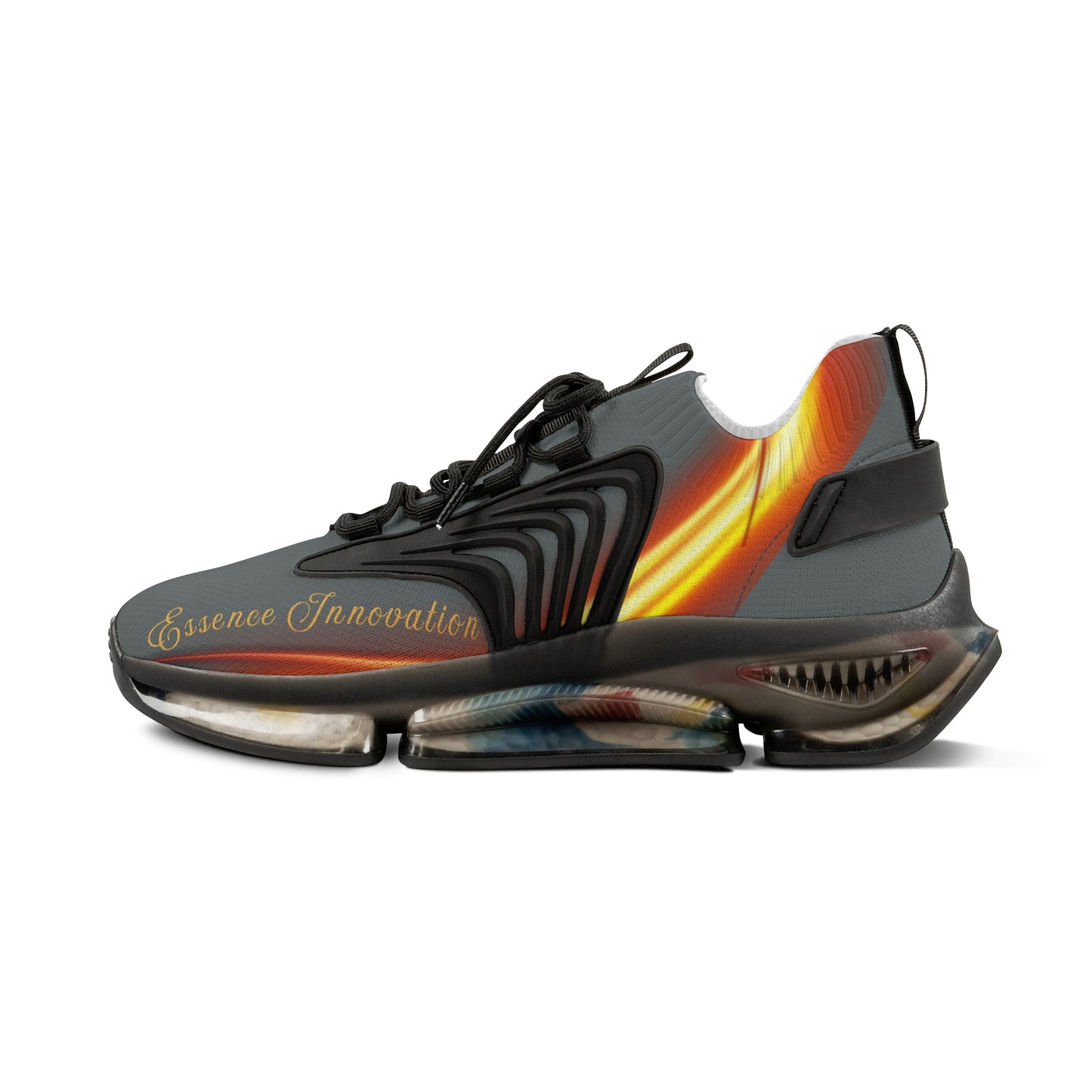 Dark Grey Trendsetter Flame Black | Men’s Performance Sneakers | Black Sole