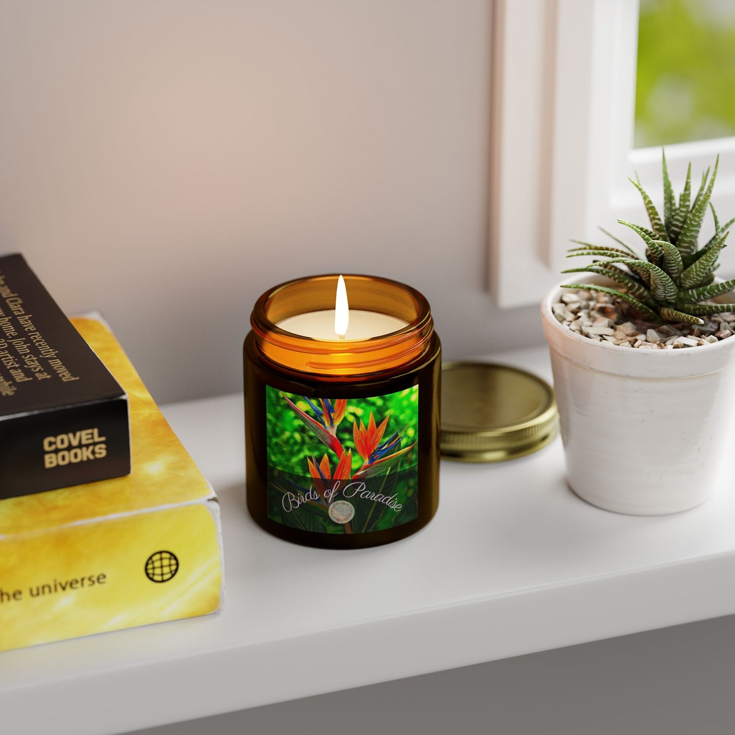 Fragrant Flower | Sunset Bliss Candle | Bird of Paradise | 4oz, 9oz