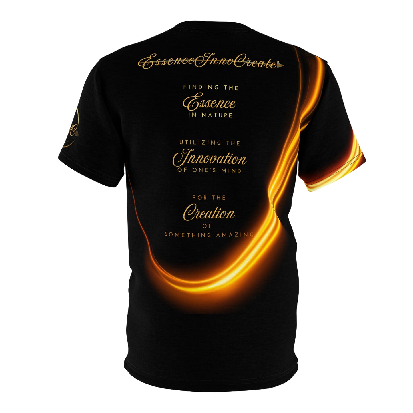 Black Trendsetters Flame Tee | EssenceInnoCreate