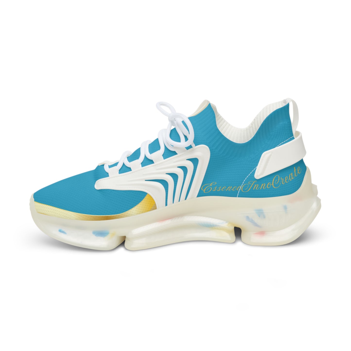 EssenceInnoCreate Turquoise | Men’s White Trim Mesh Sneakers