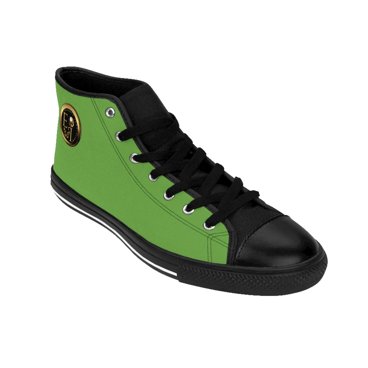 Essence Innovation Mens Streetwear | HighTop Sneakers | Light Green
