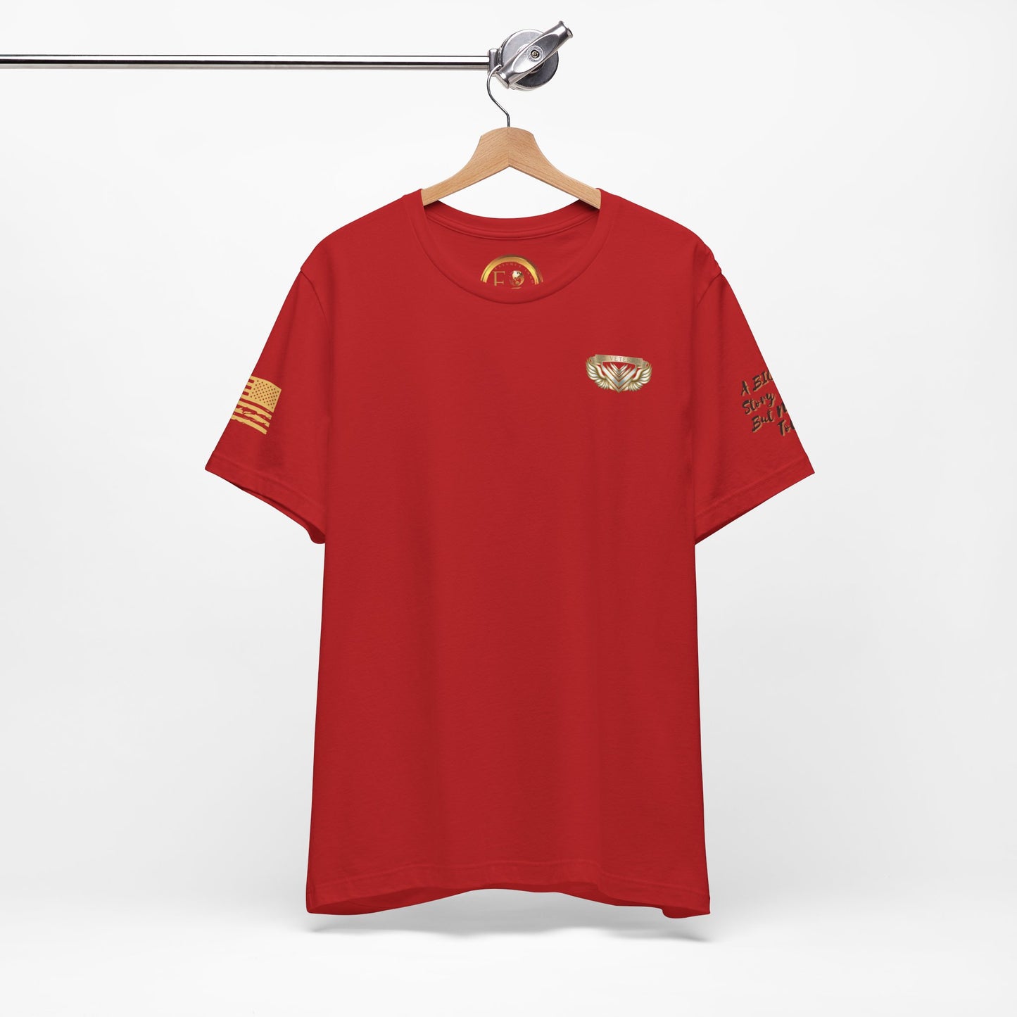 Essence Red Veteran Tee – Patriotic Tribute T-Shirt
