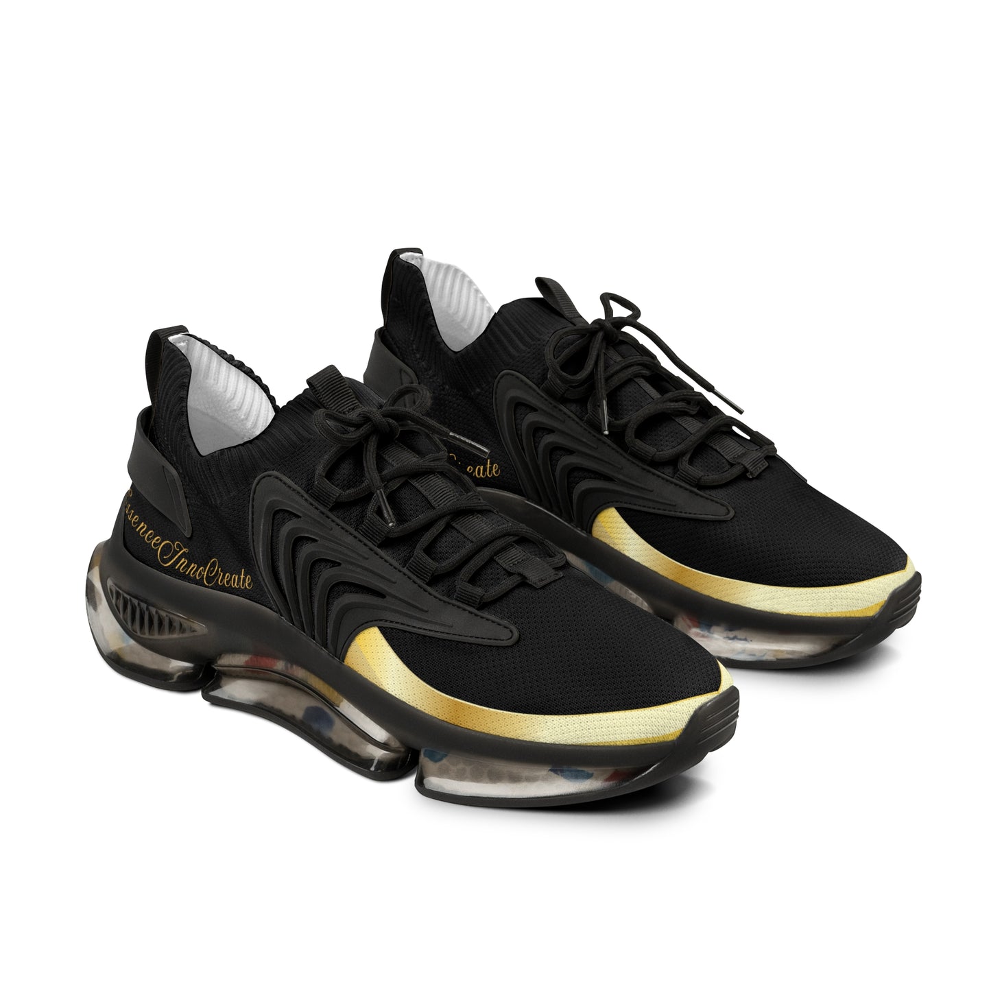 EssenceInnoCreate Black | Men’s Black Trim Mesh Sneakers