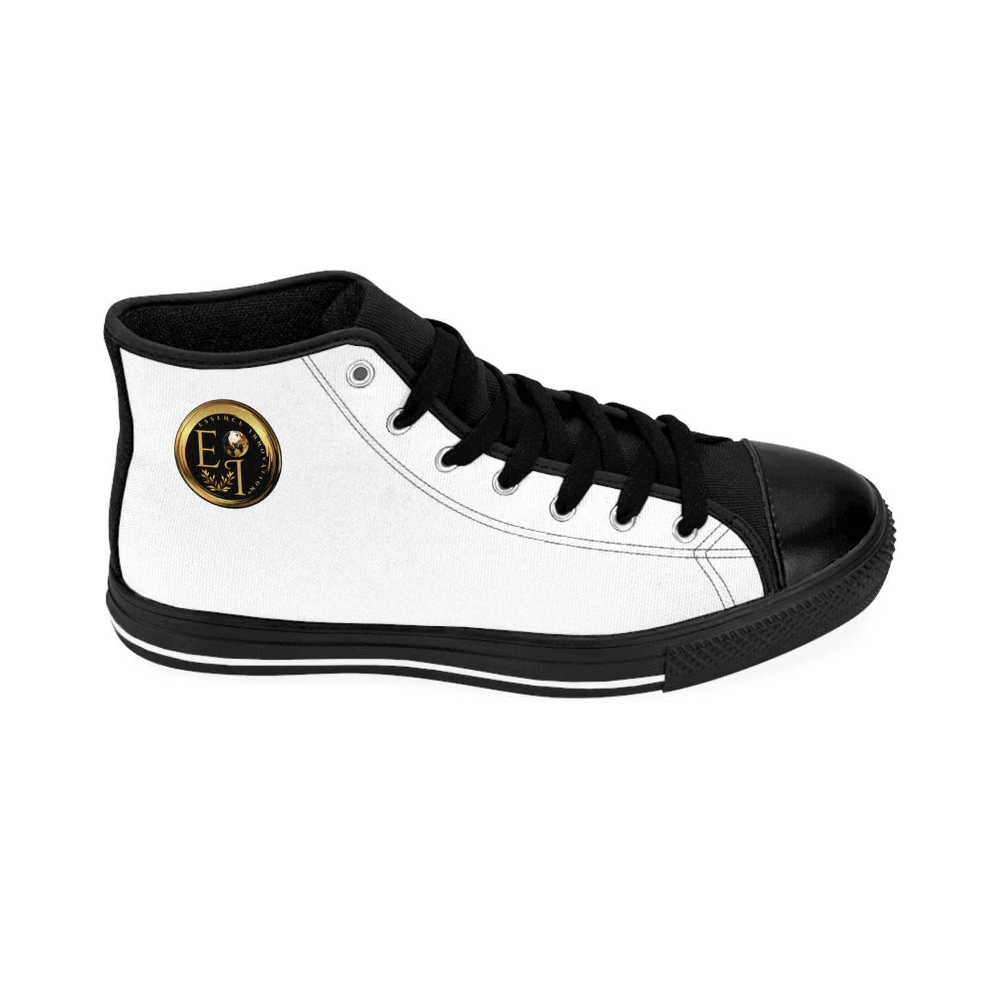 Essence Innovation Mens Streetwear | HighTop Sneakers | White