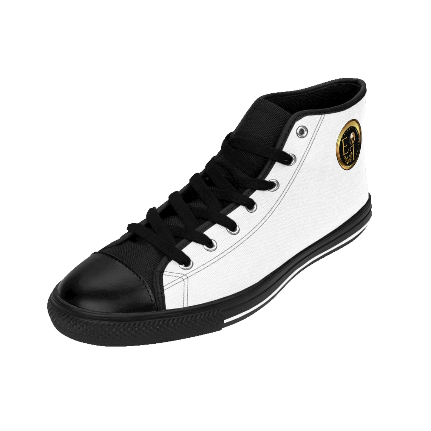 Essence Innovation Mens Streetwear | HighTop Sneakers | White
