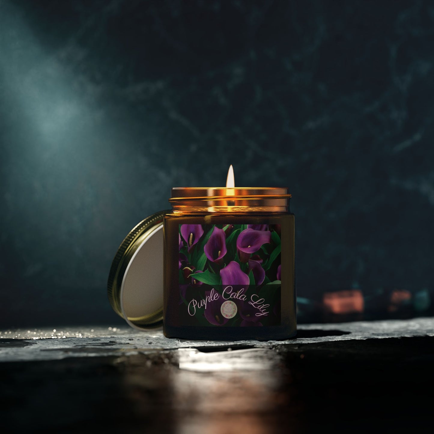 Fragrant Flower | Velour Candle | Purple Calla Lily | 4oz, 9oz