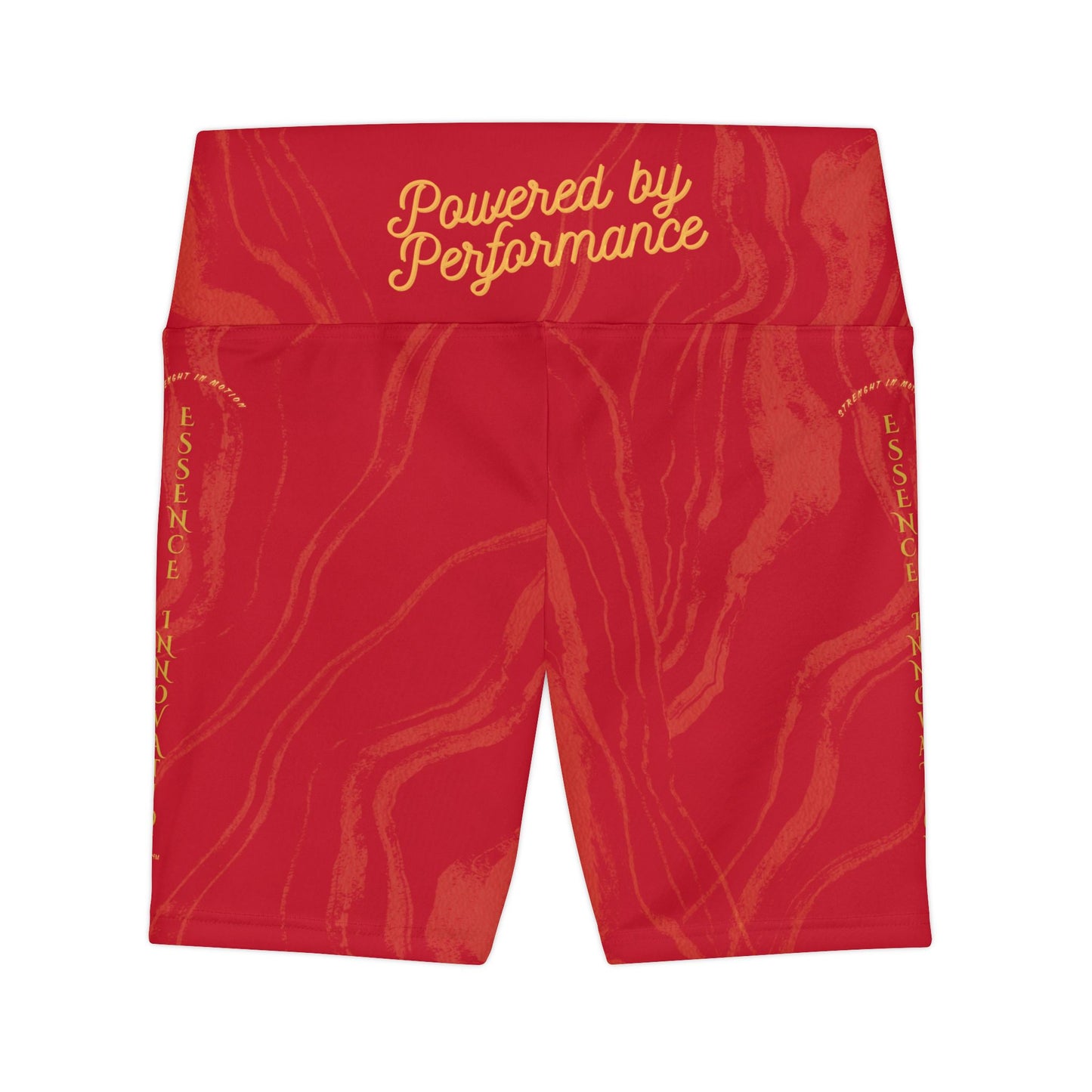 Seek More WSS X | EI Sports Workout Shorts Striped | Dark Red