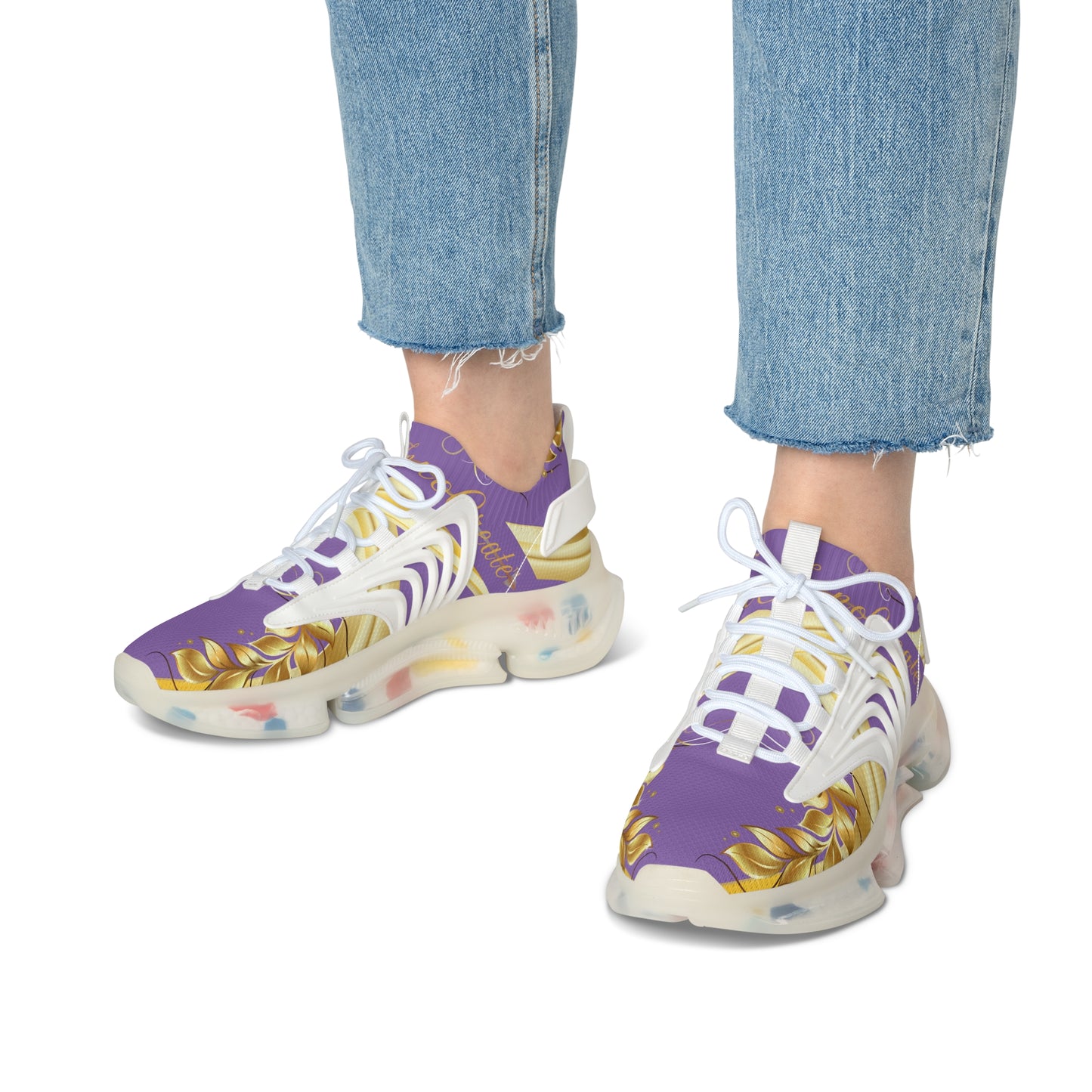 Ladies EssenceInnoCreate Luxe Lightning | Mesh Sneakers | Light Purple