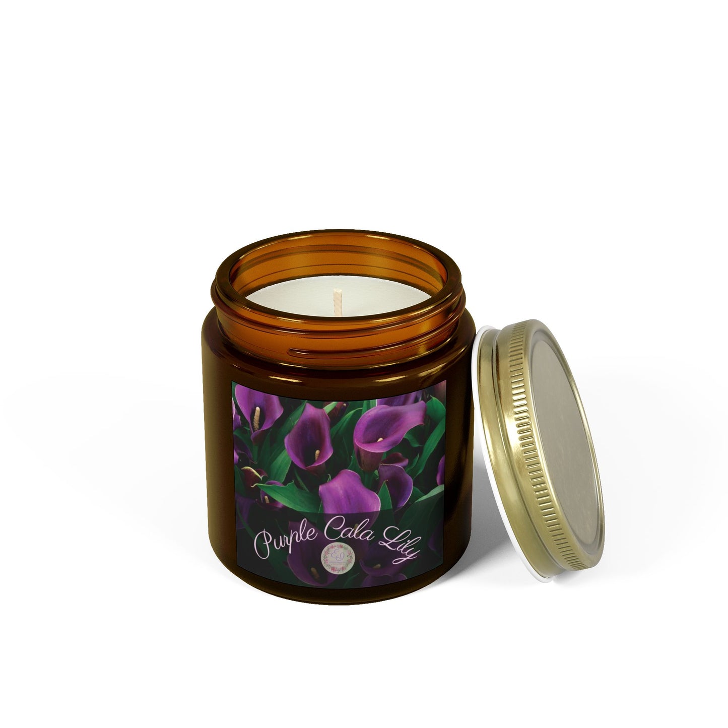 Fragrant Flower | Velour Candle | Purple Calla Lily | 4oz, 9oz