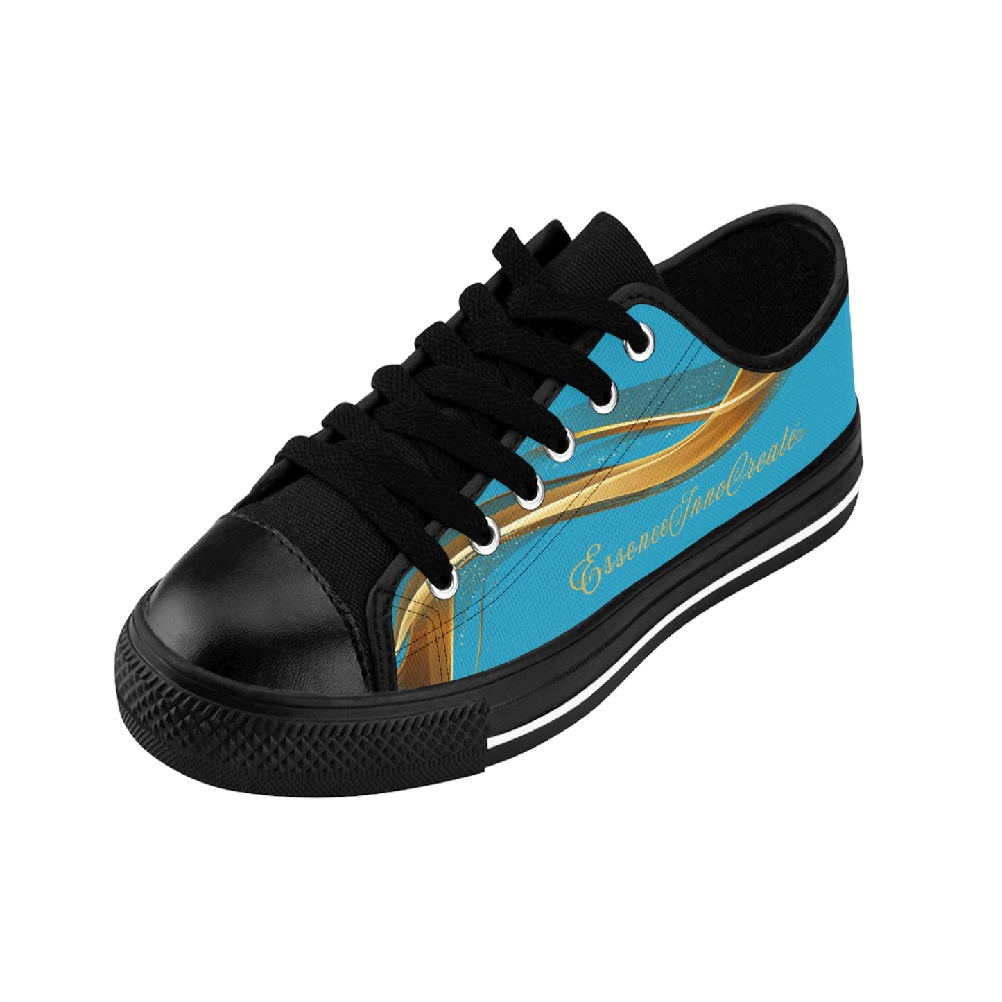 Ladies EssenceInnoCreate Striped | LowTop Sneakers | Turquoise