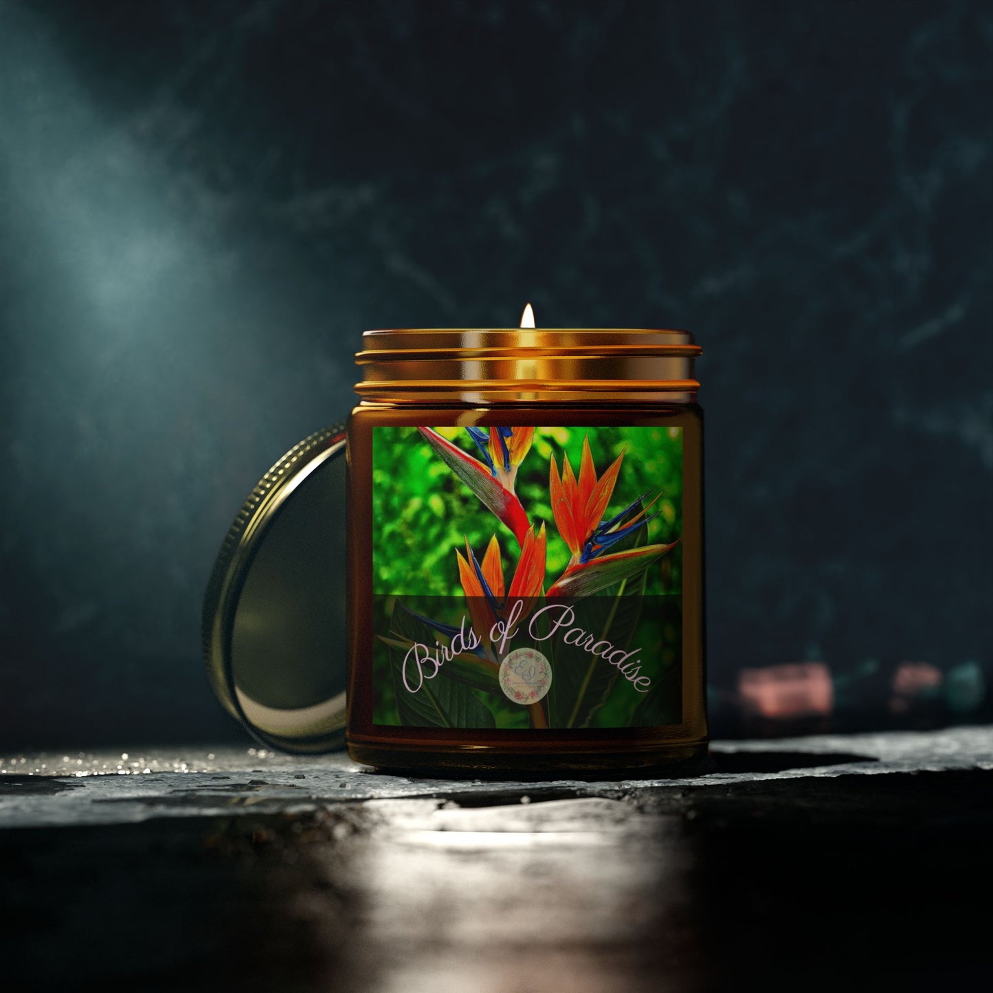 Fragrant Flower | Sunset Bliss Candle | Bird of Paradise | 4oz, 9oz