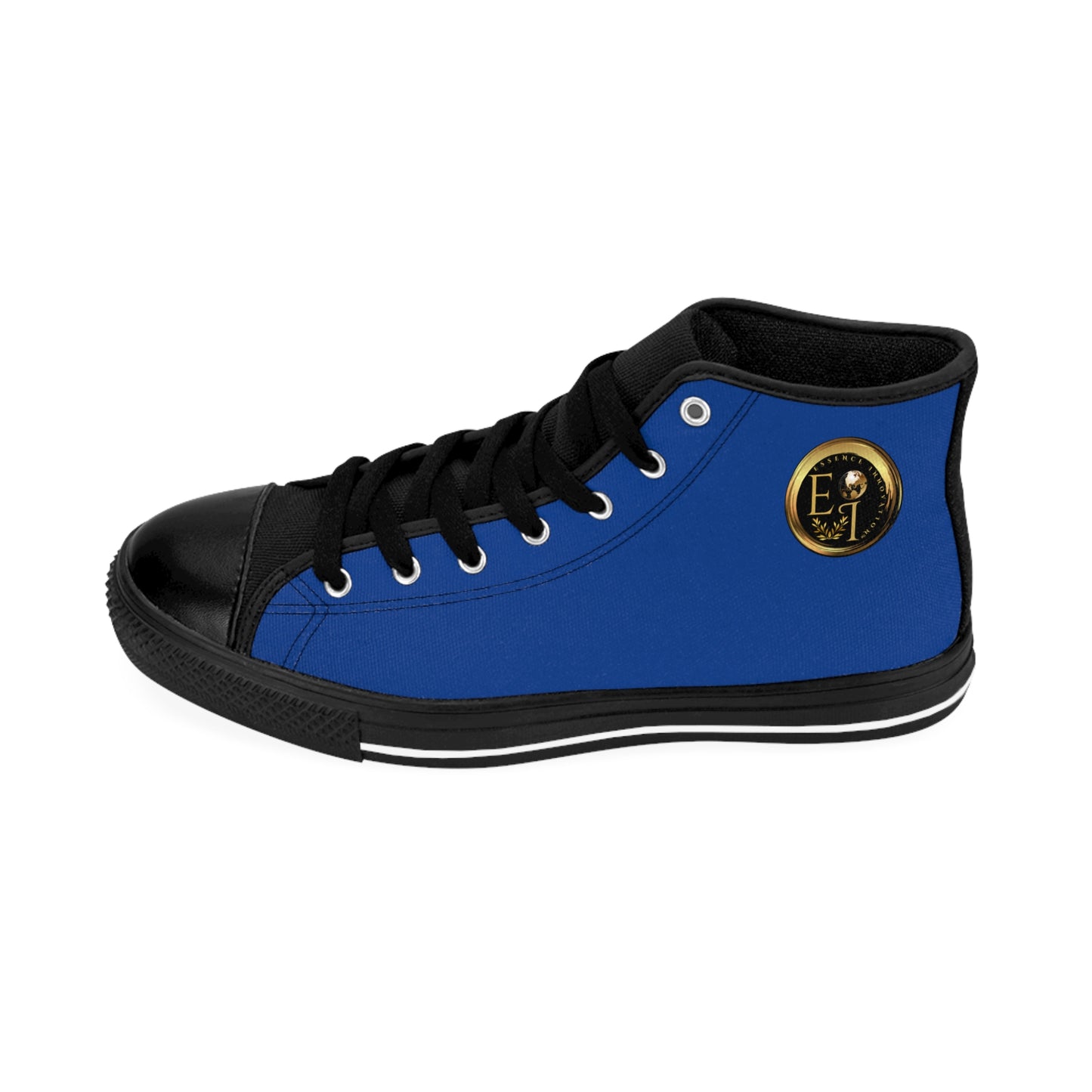 Essence Innovation Mens Streetwear | HighTop Sneakers | Dark Blue