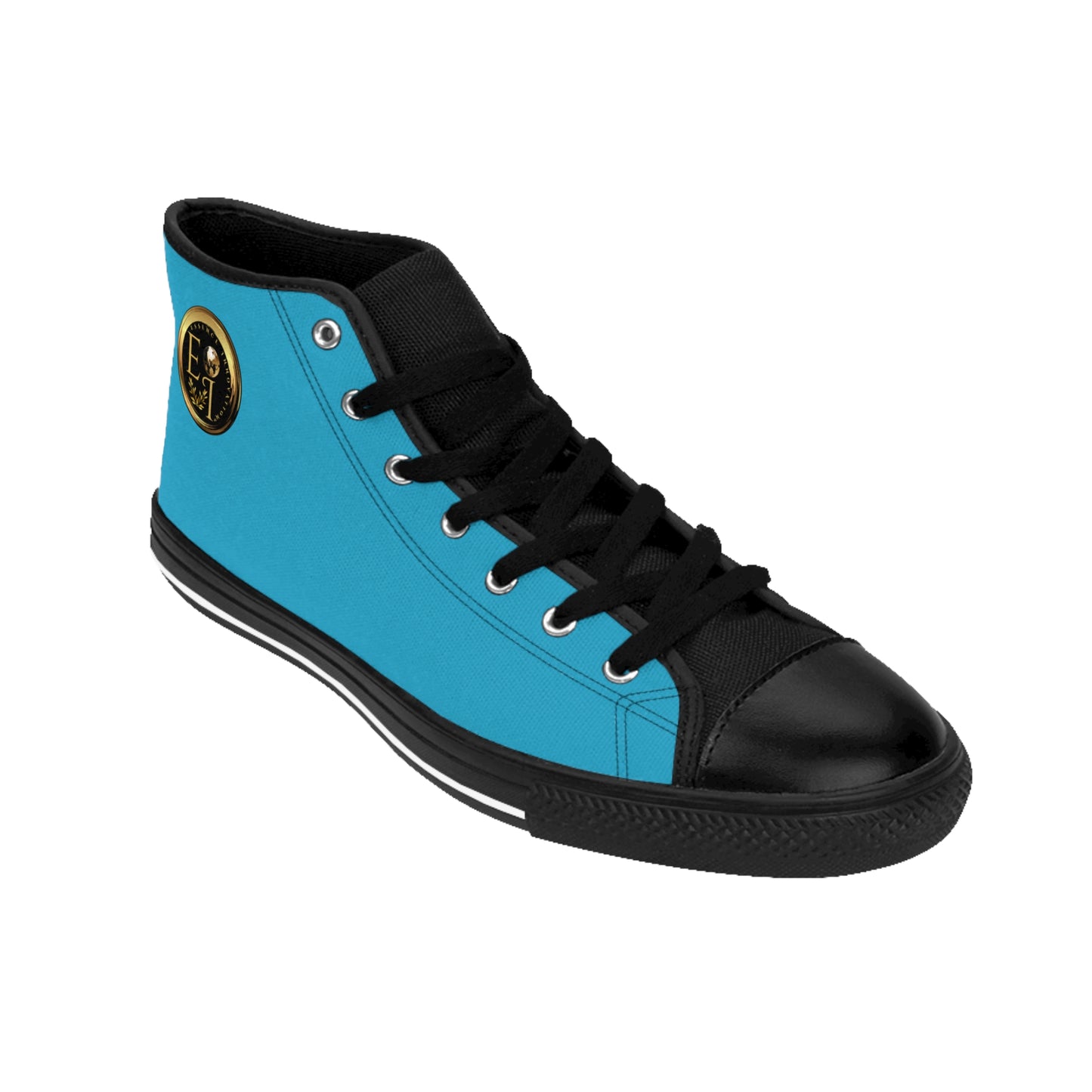 Essence Innovation Mens Streetwear | HighTop Sneakers | Turquoise