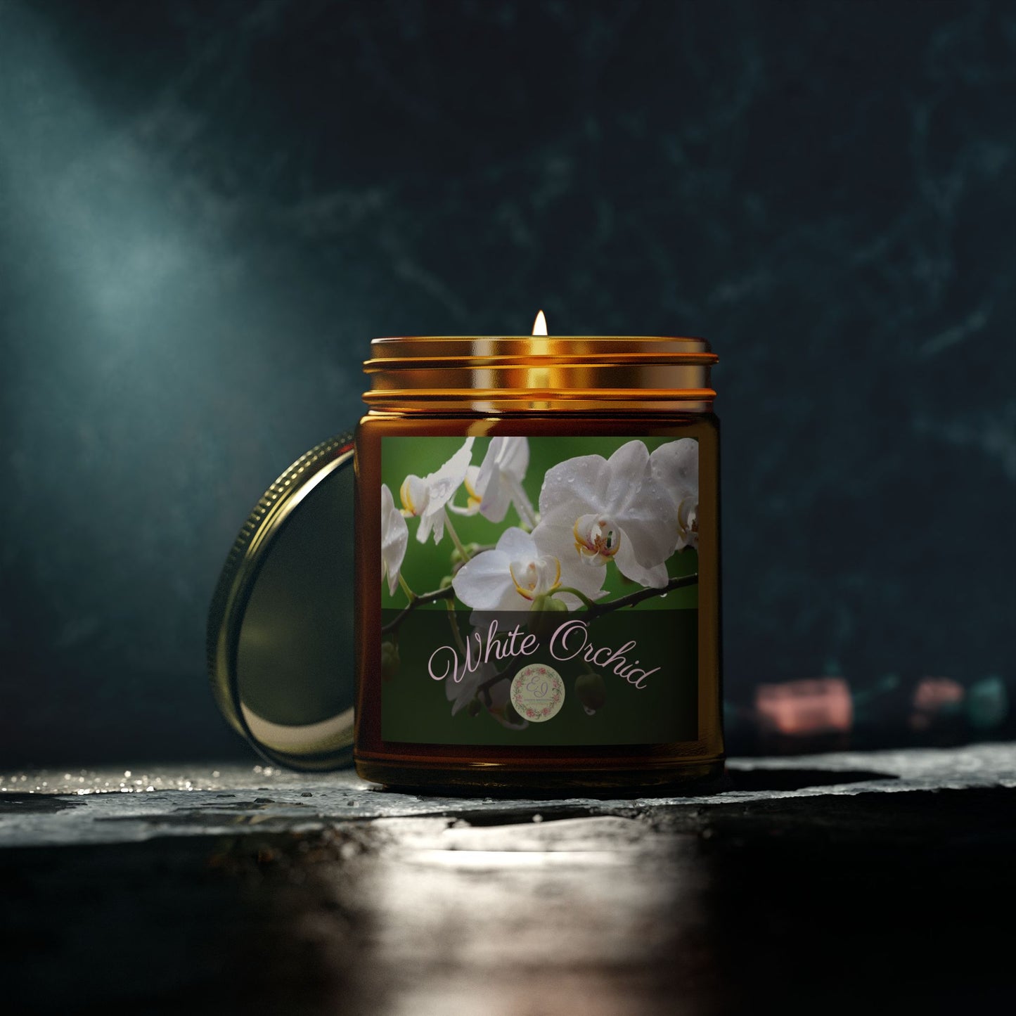 Fragrant Flower | Pure Glow Candle | White Orchid | 4oz, 9oz