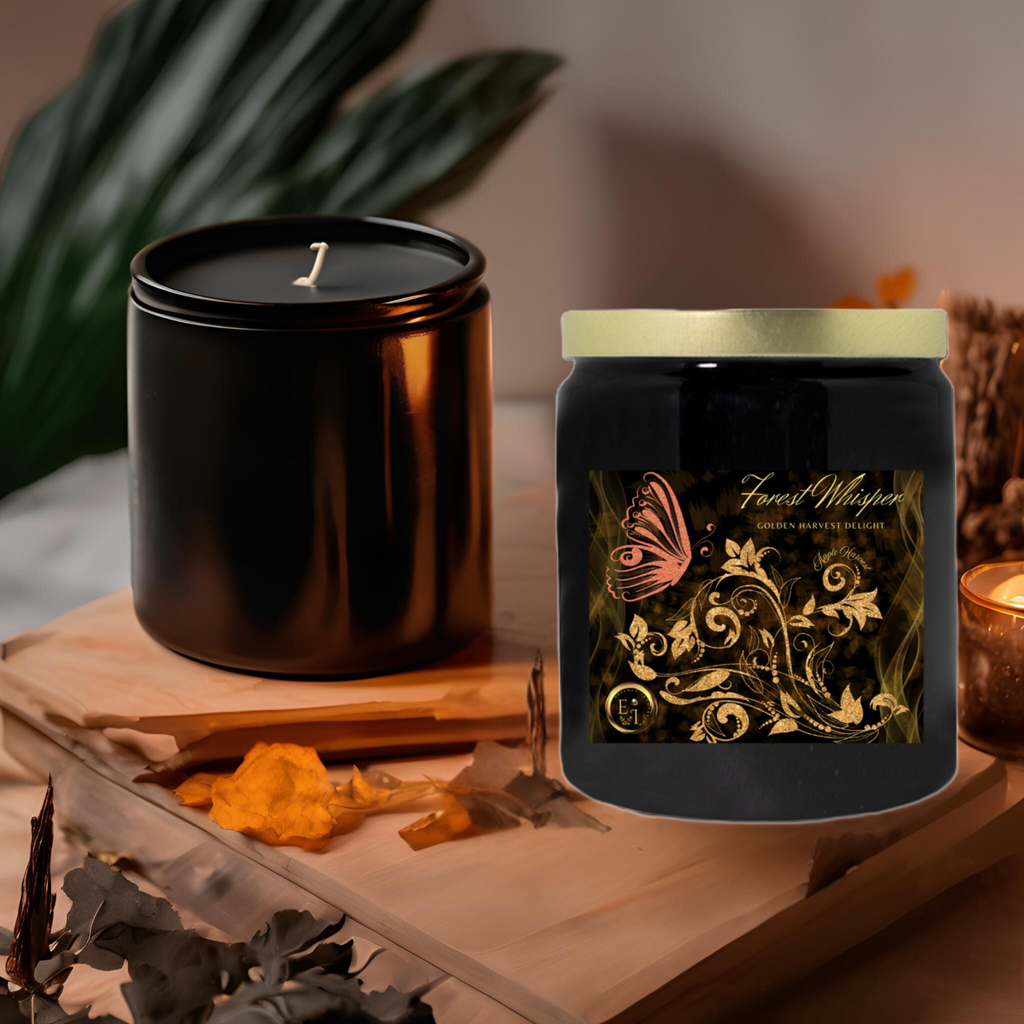 Forest Whisper Golden Harvest | Apple Harvest | Luxury Ceramic Candle
