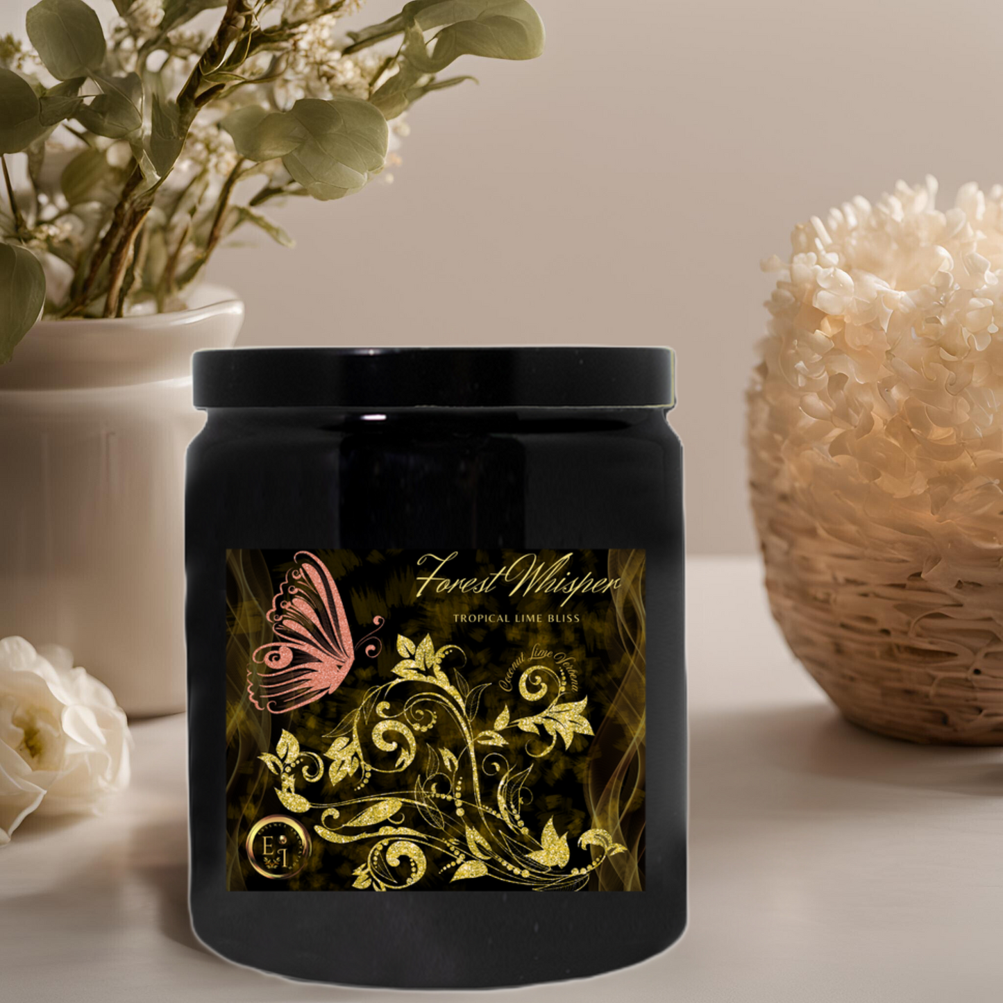 Forest Whisper Tranquil Sage | White Sage + Lavender | Ceramic Candle