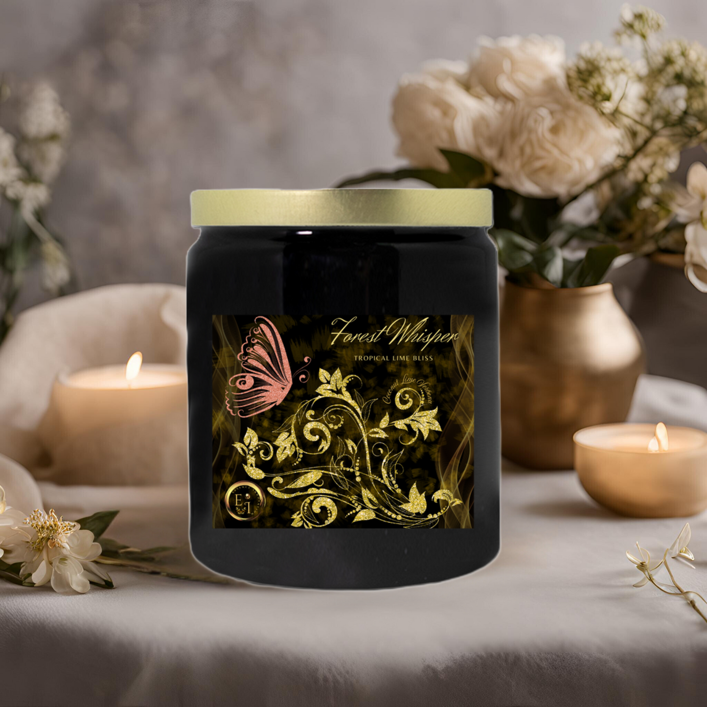 Forest Whisper Tranquil Sage | White Sage + Lavender | Ceramic Candle